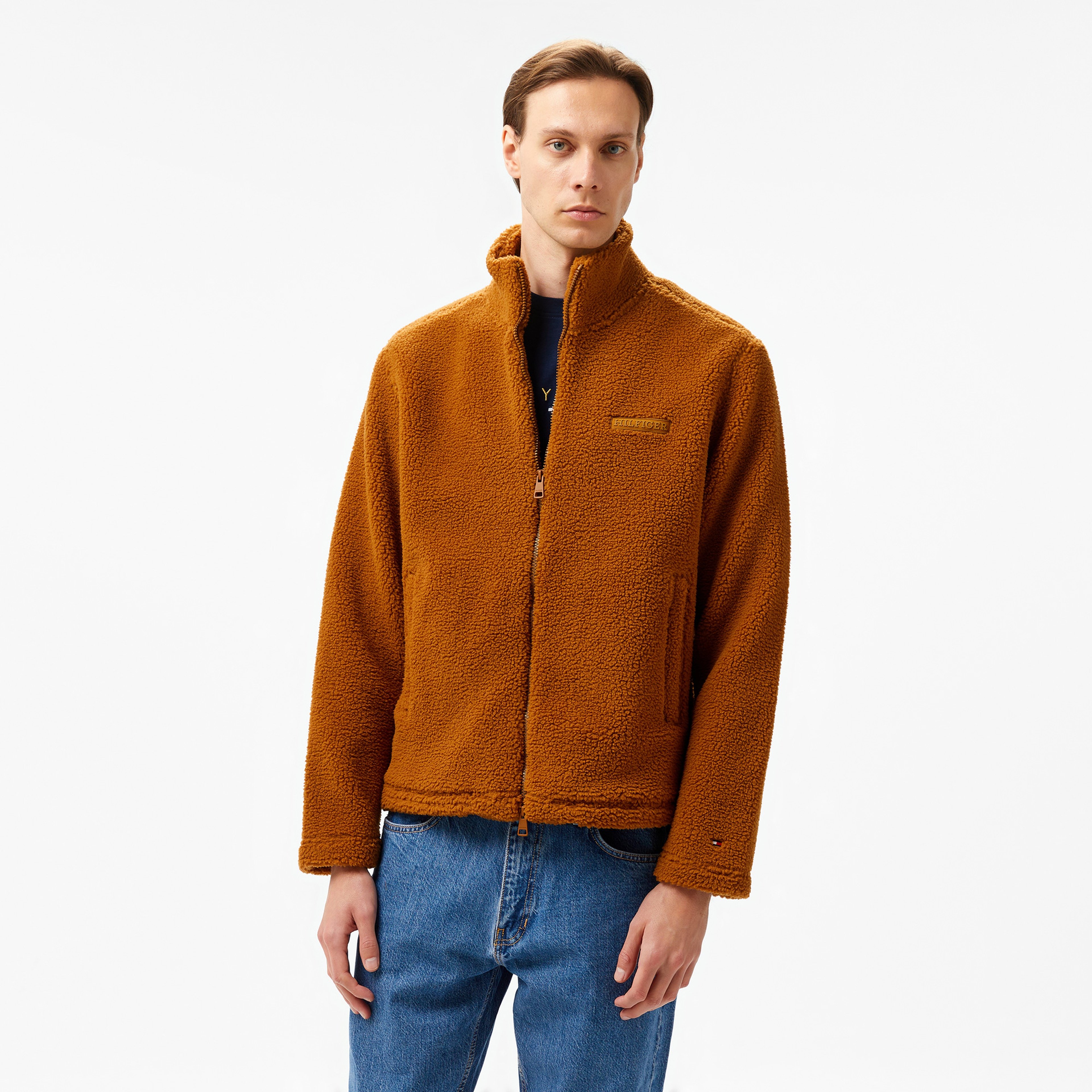 Tommy Hilfiger Erkek Kahverengi Sweatshirt