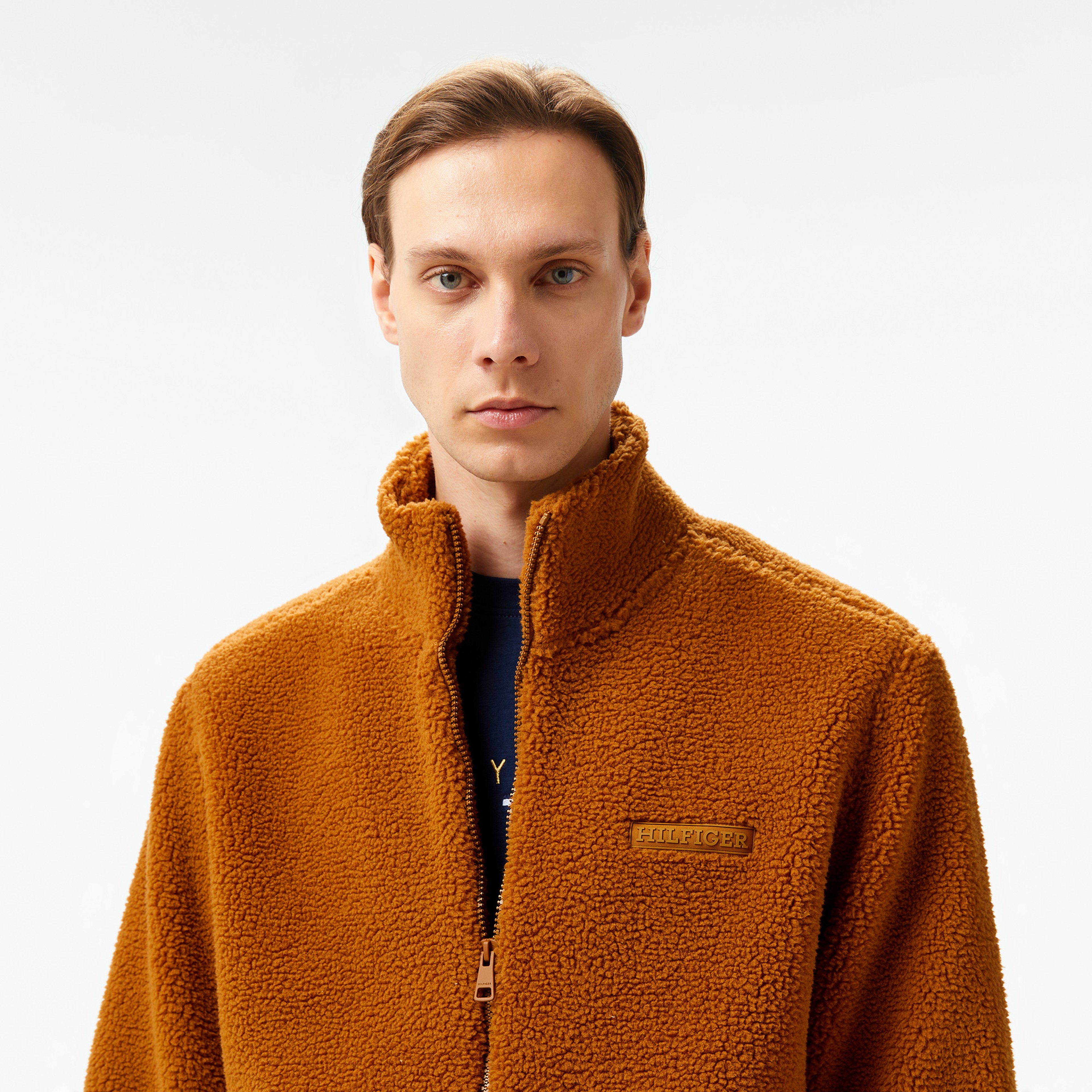 Tommy Hilfiger Erkek Kahverengi Sweatshirt