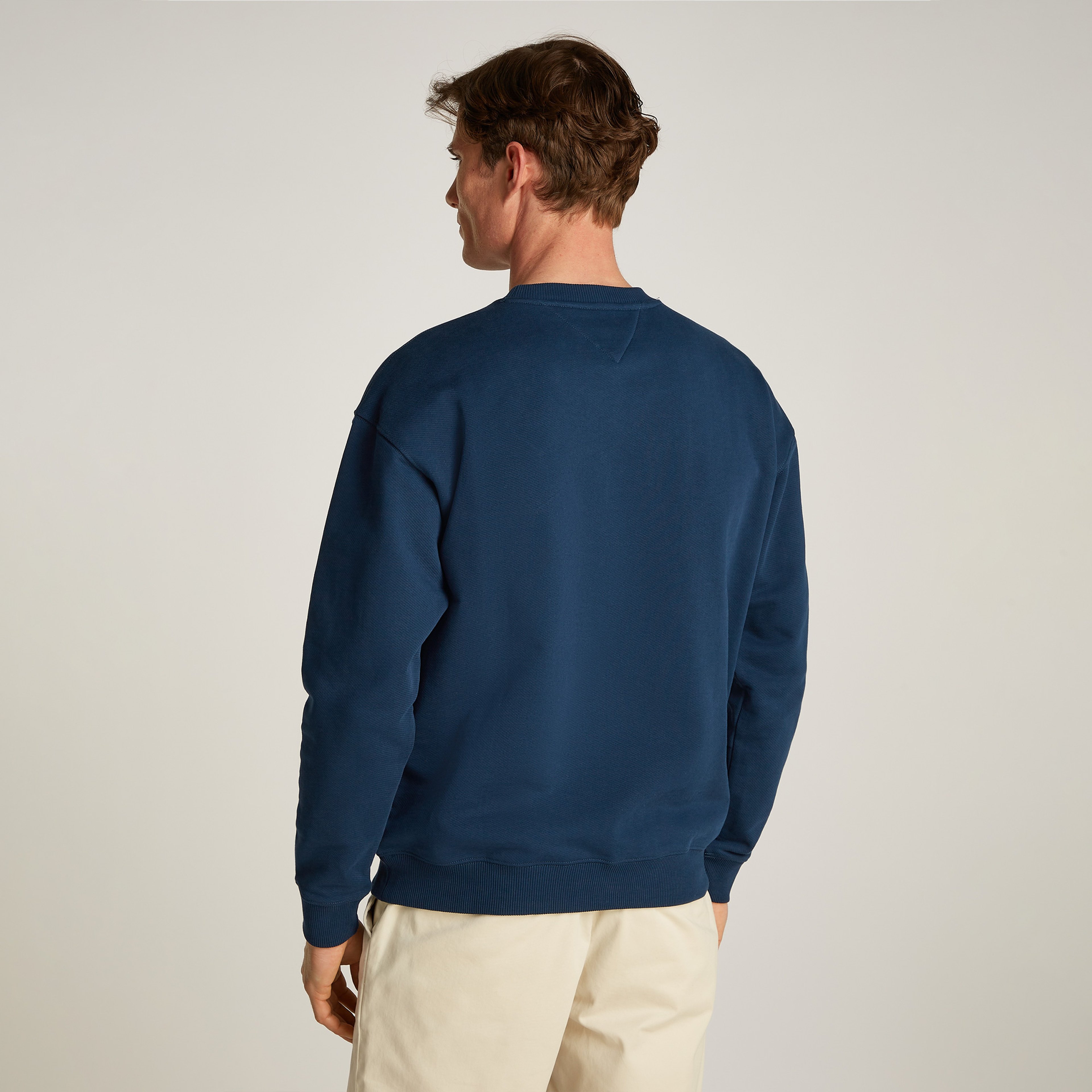 Tommy Hilfiger Erkek Mavi Sweatshirt