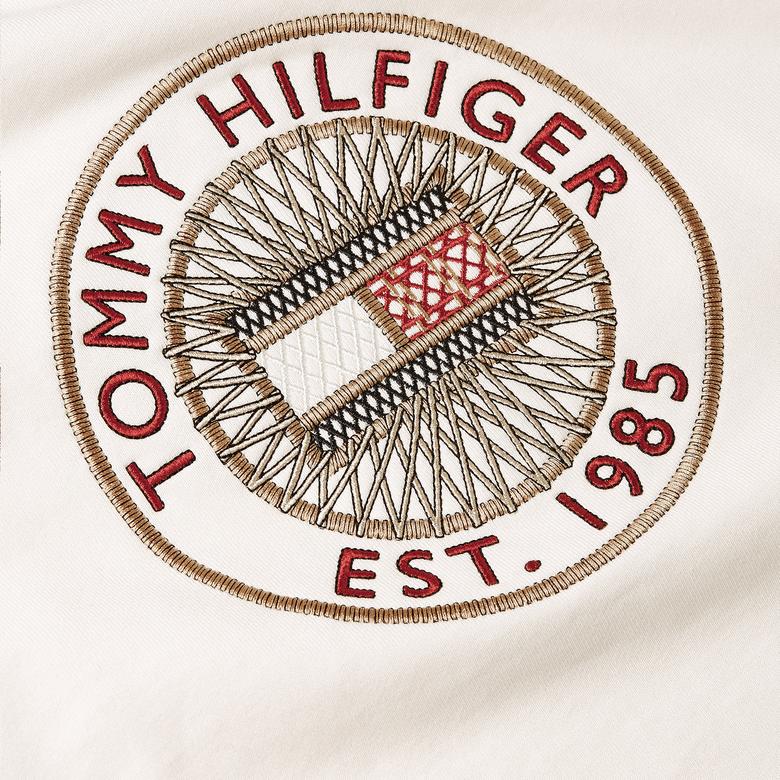 Tommy Hilfiger Nautical Emb Kadın Beyaz Sweatshirt
