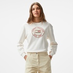 Tommy Hilfiger Nautical Emb Kadın Beyaz Sweatshirt