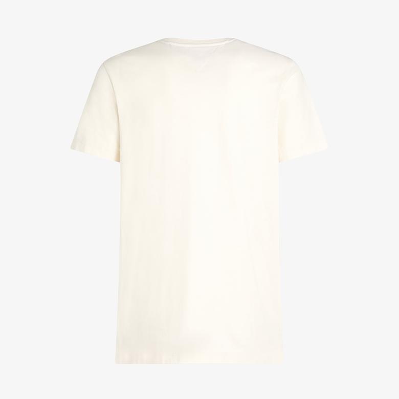Tommy Hilfiger Regular Fit Erkek Krem T-Shirt