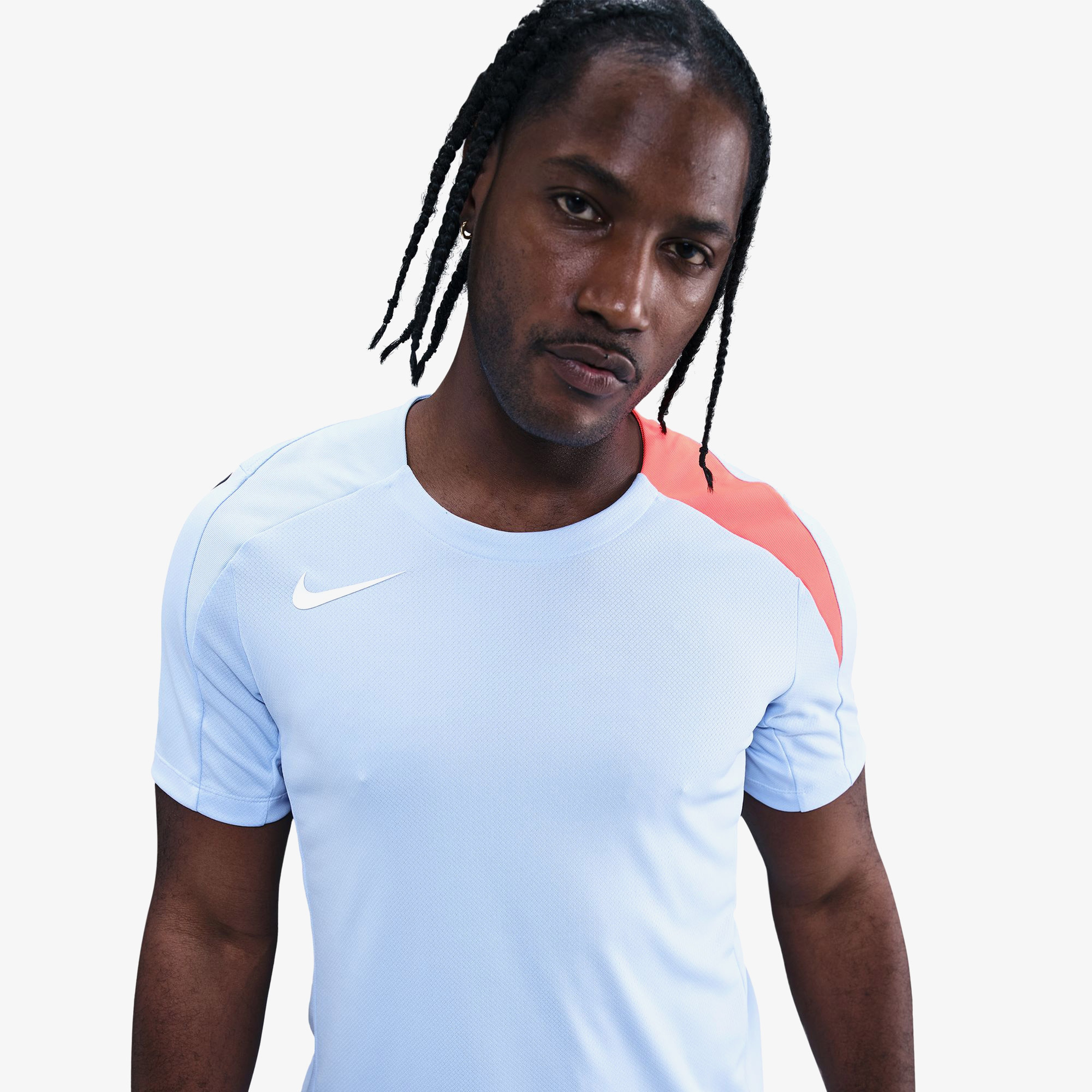 Nike Strike Erkek Mavi Futbol T-Shirt