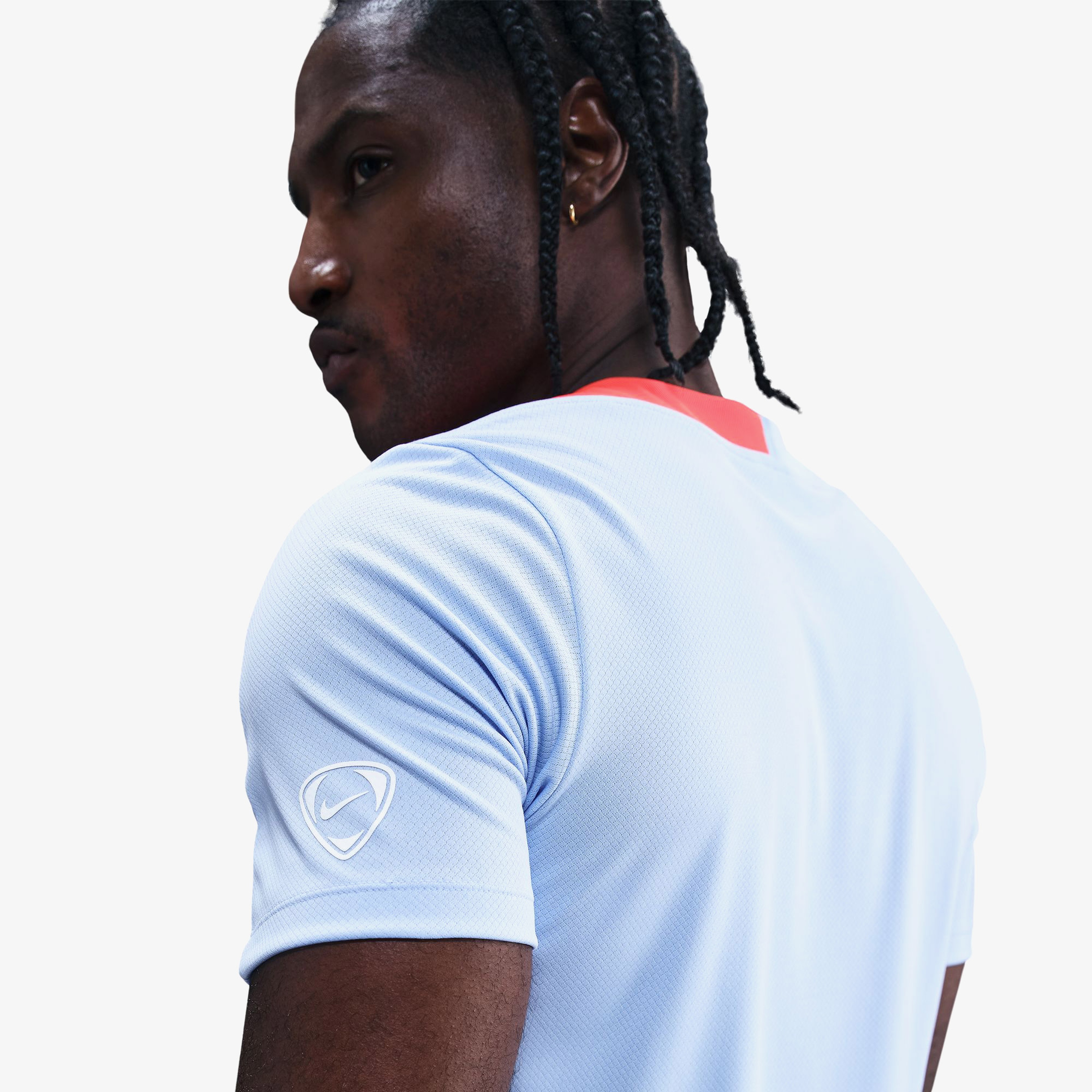 Nike Strike Erkek Mavi Futbol T-Shirt