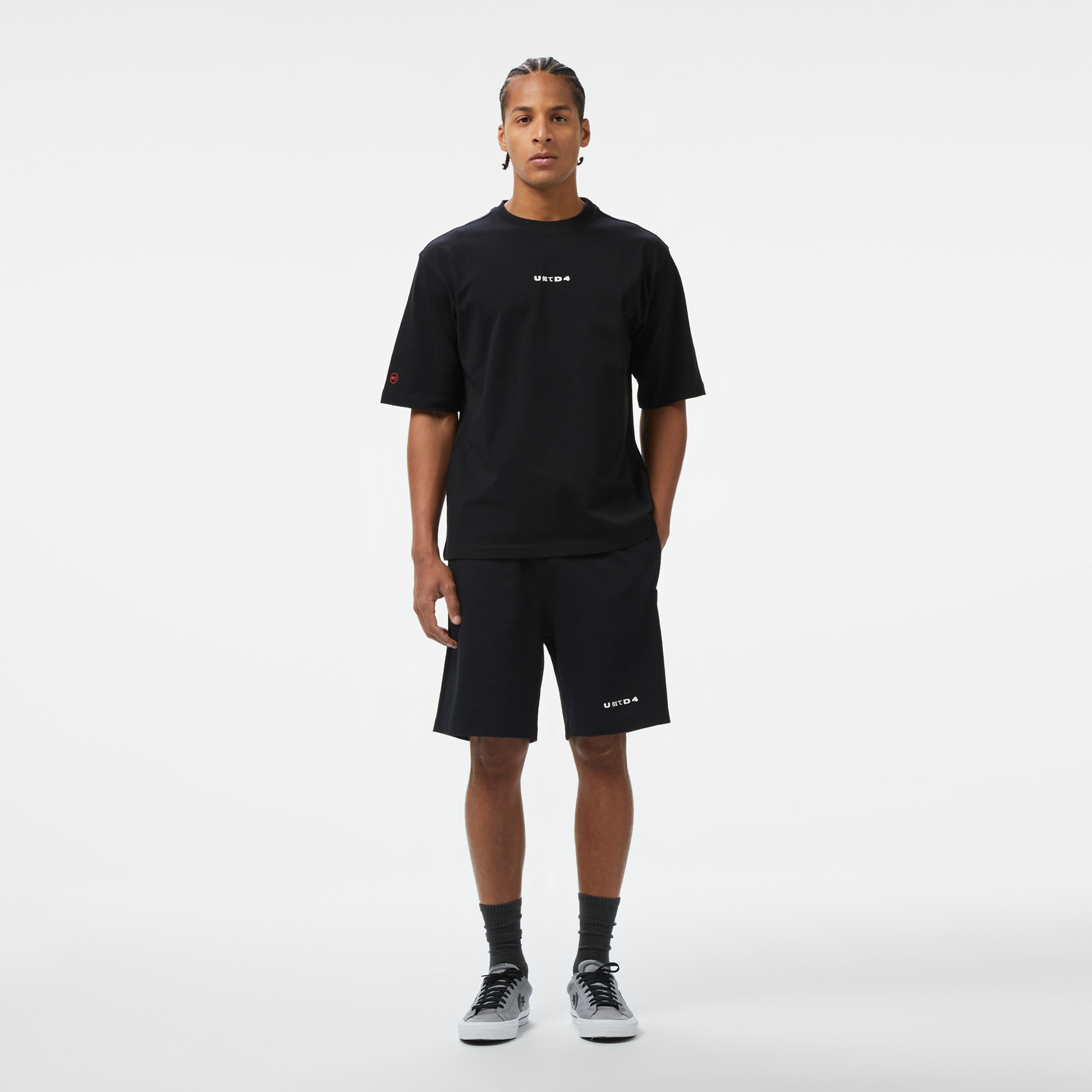 UNITED4 Erkek Siyah T-Shirt