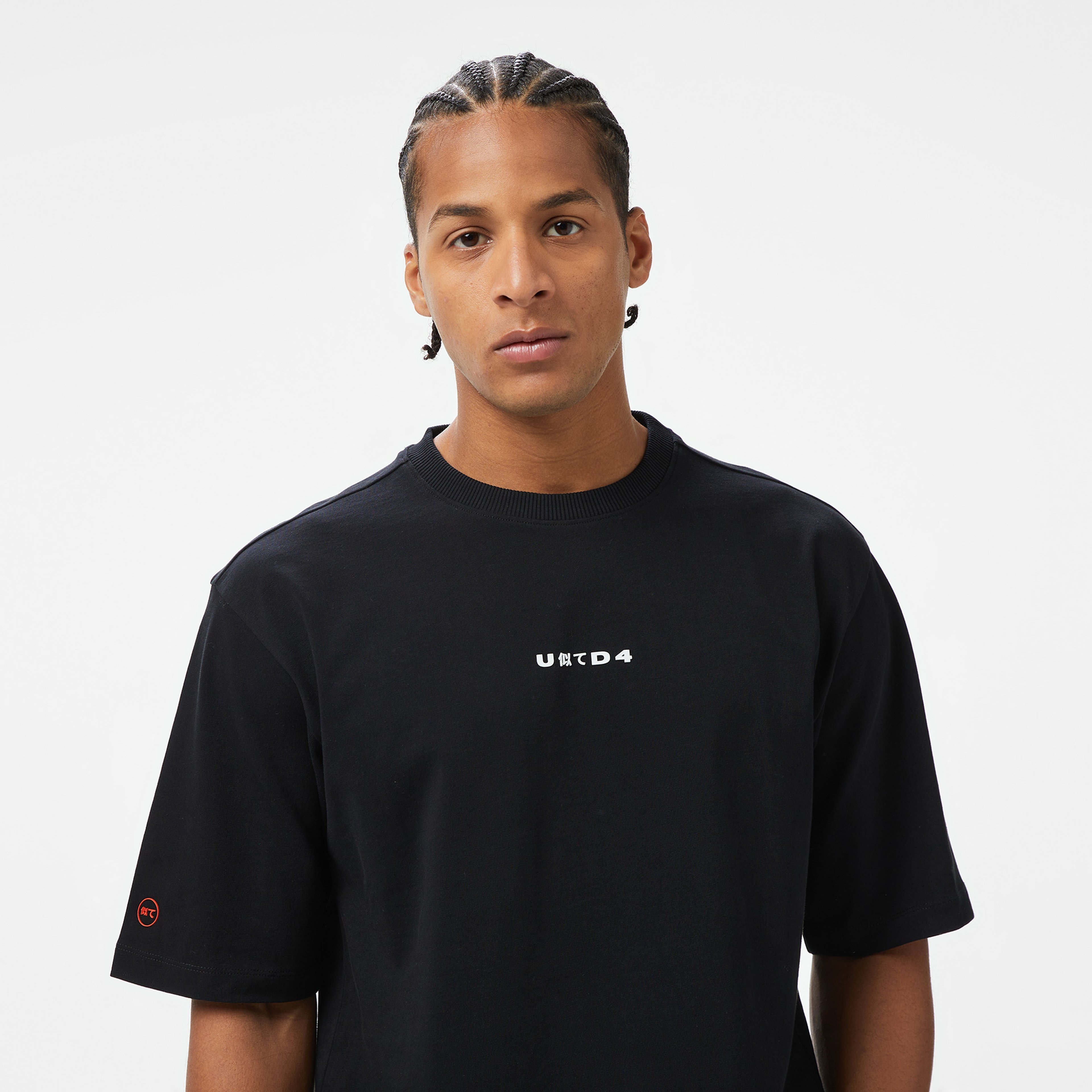 UNITED4 Erkek Siyah T-Shirt