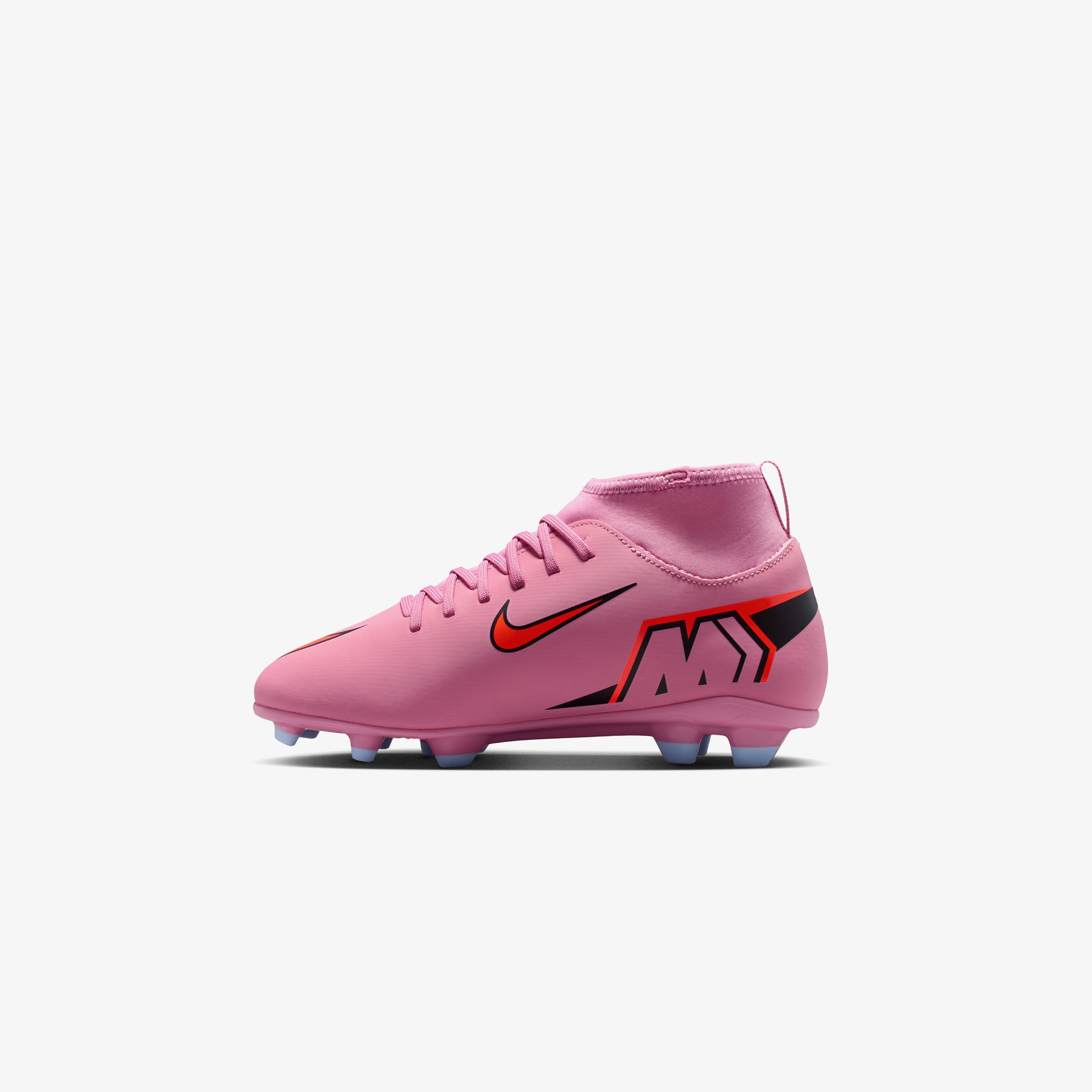 Nike Jr. Mercurial Superfly 10 Club Çocuk Pembe Çim Saha Kramponu