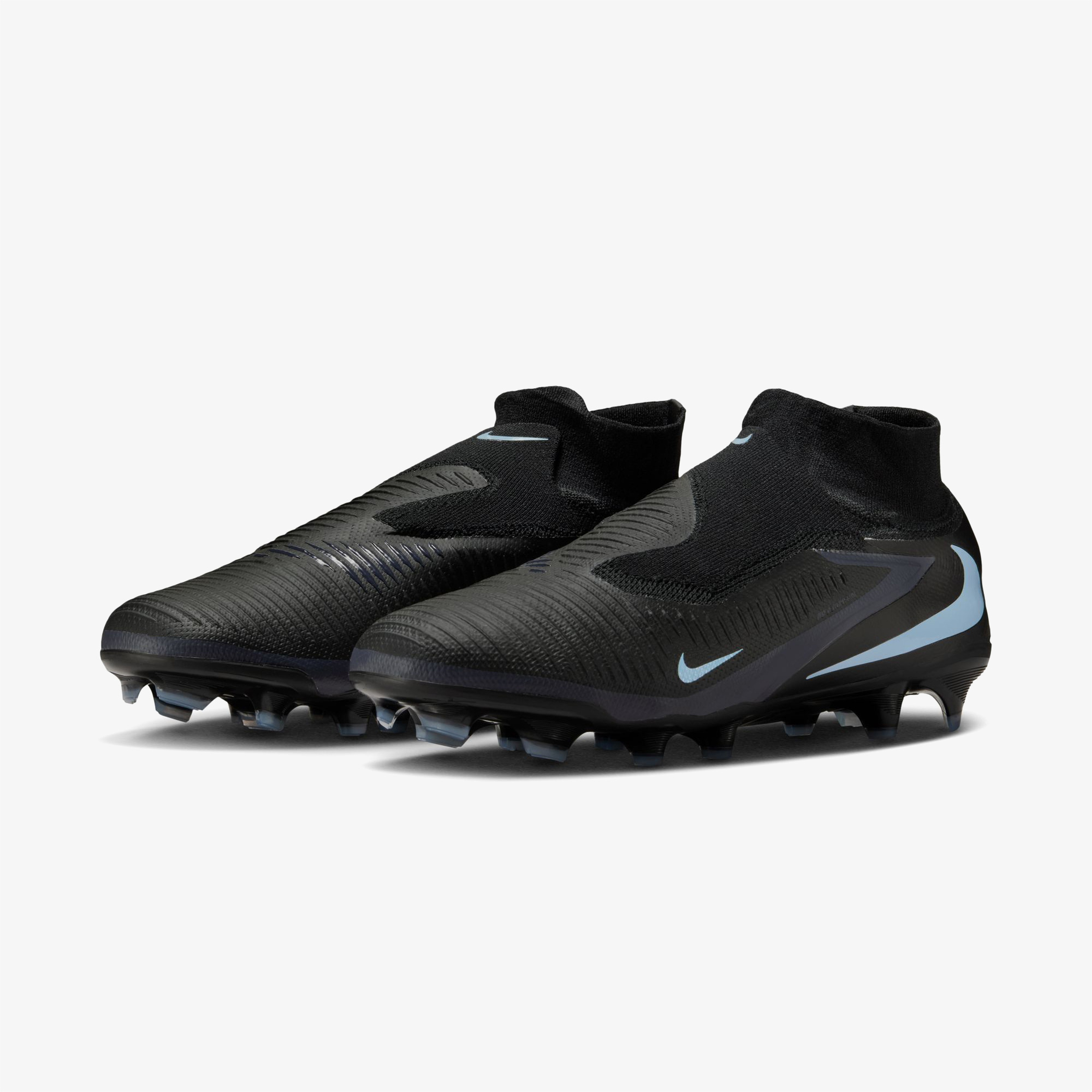 Nike Phantom 6 High Pro Erkek Siyah Çim Saha Kramponu