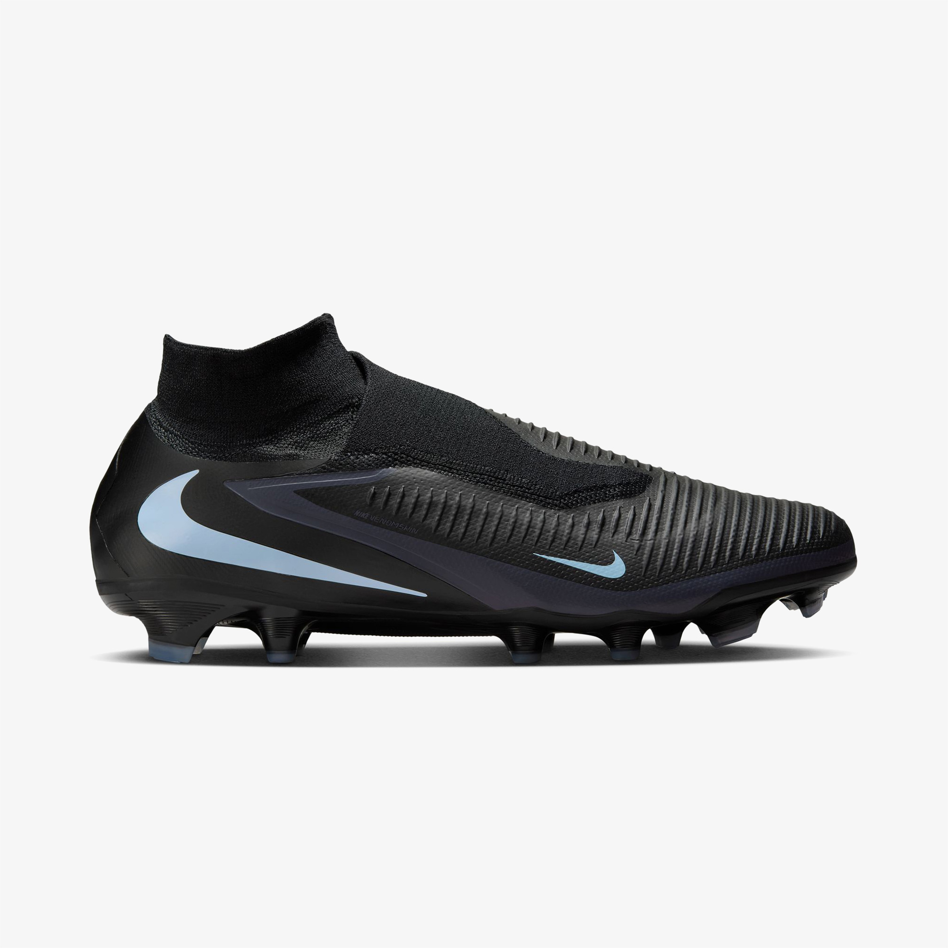 Nike Phantom 6 High Pro Erkek Siyah Çim Saha Kramponu