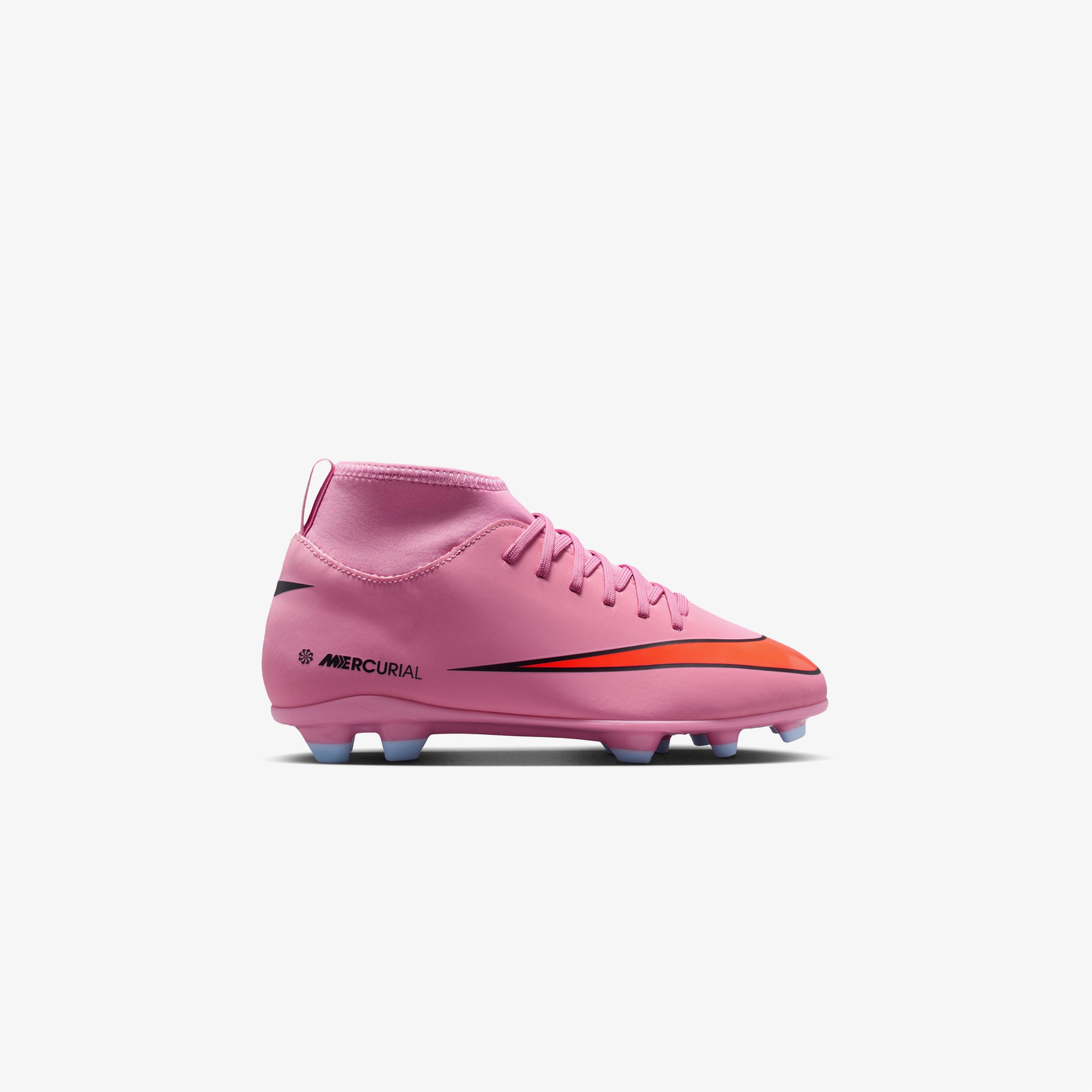 Nike Jr. Mercurial Superfly 10 Club Çocuk Pembe Çim Saha Kramponu