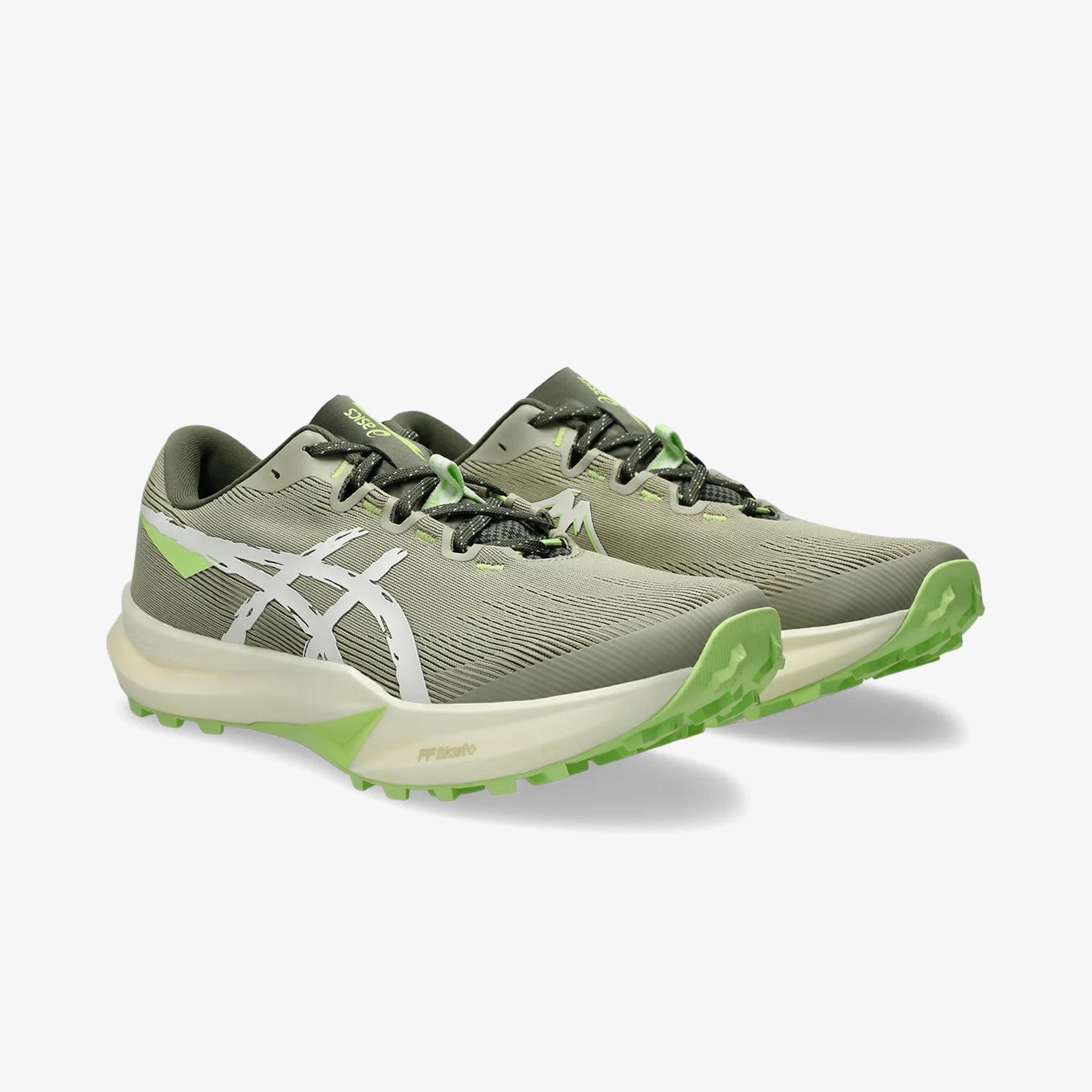 Asics Fuji Lite 6 Erkek Krem Koşu Ayakkabısı