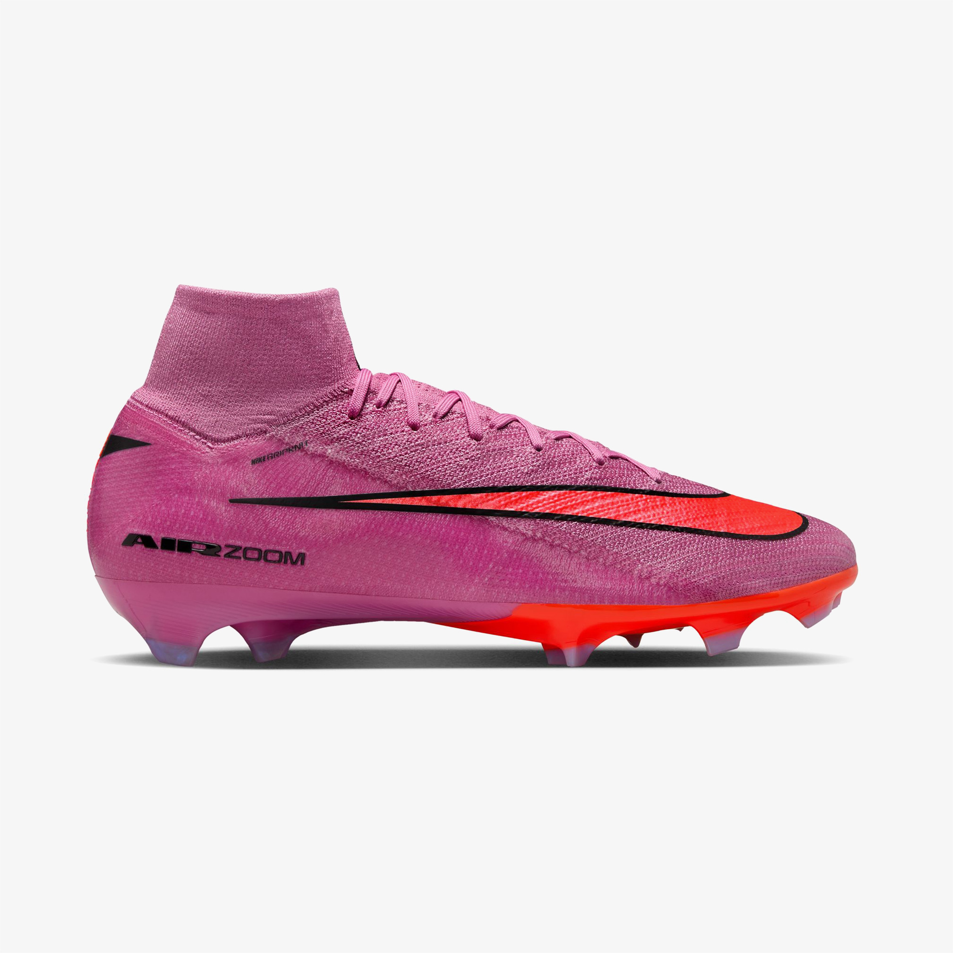 Nike Mercurial Superfly 10 Elite Erkek Pembe Çim Saha Kramponu