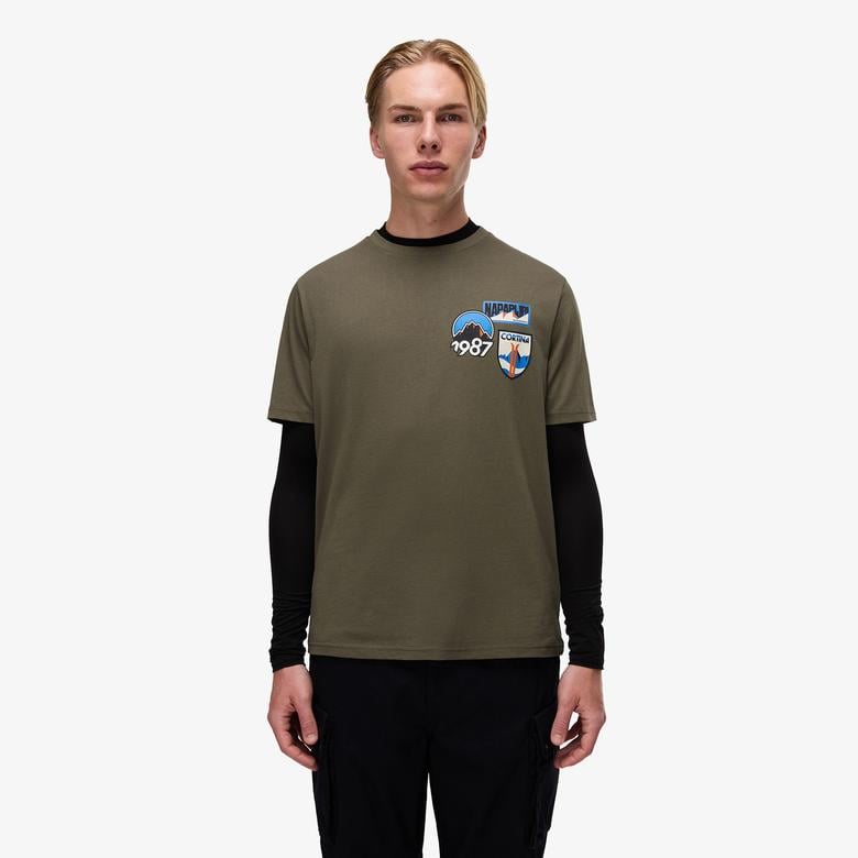 Napapijri Erkek Yeşil T-Shirt