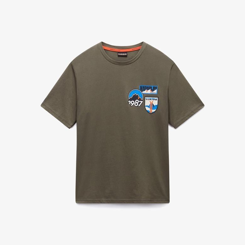 Napapijri Erkek Yeşil T-Shirt