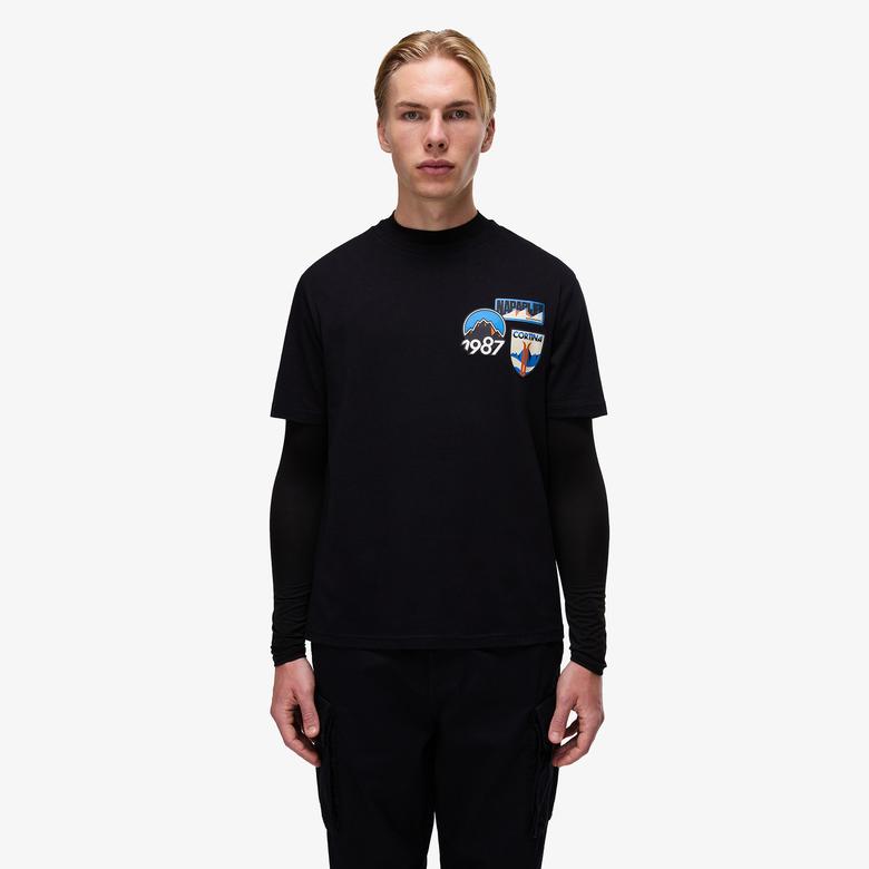Napapijri Erkek Siyah T-Shirt