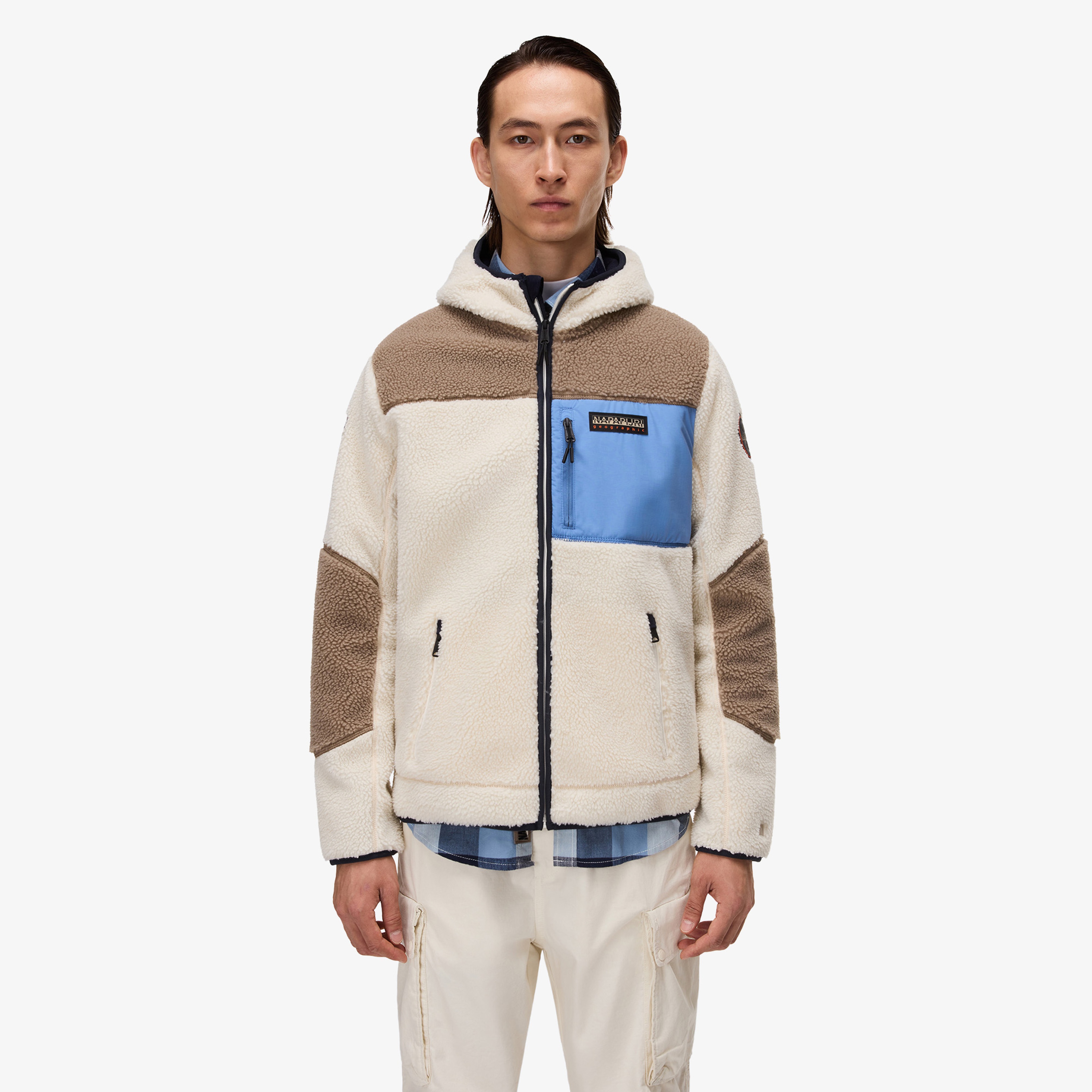 Napapijri Erkek Krem Sweatshirt