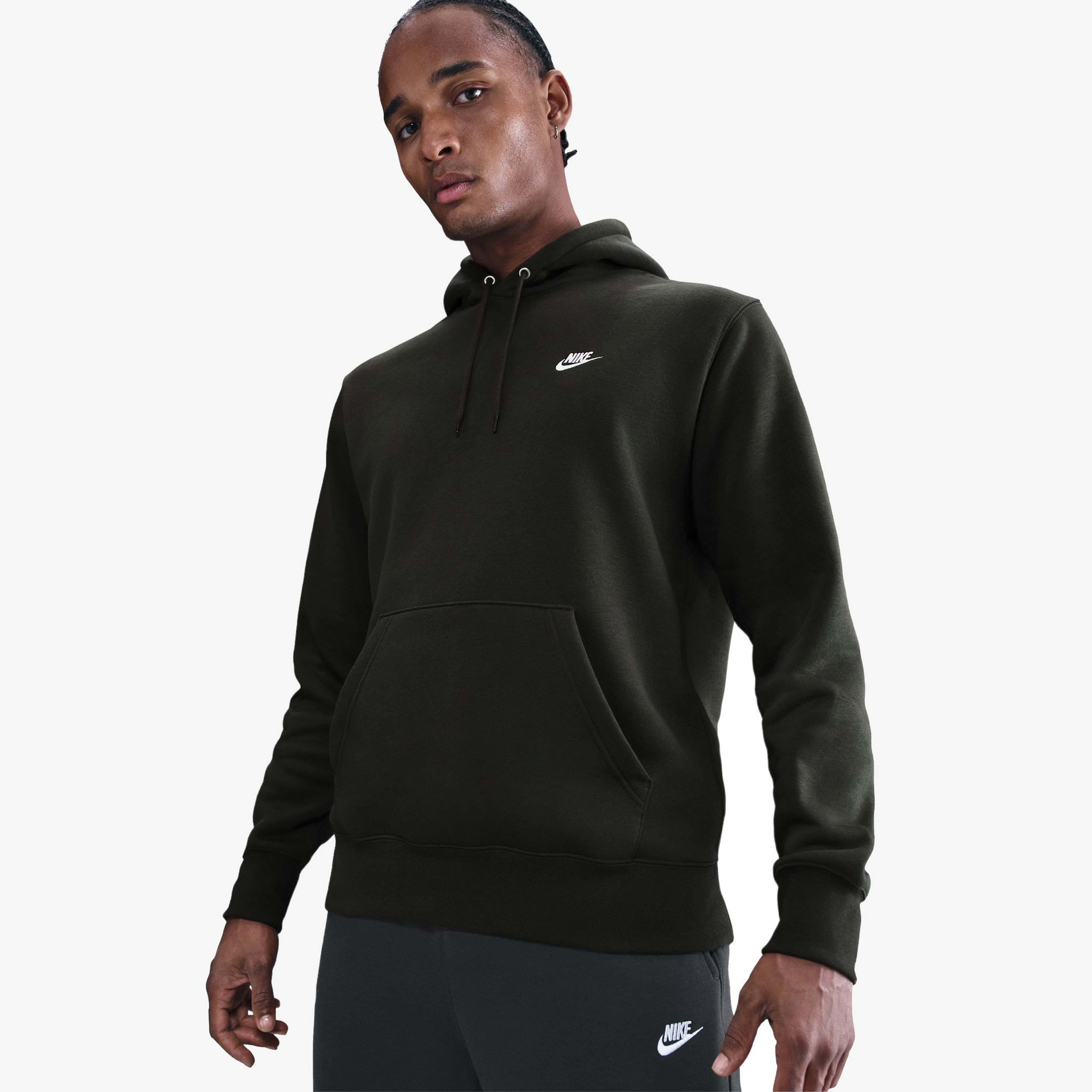 Nike Club Erkek Haki Sweatshirt