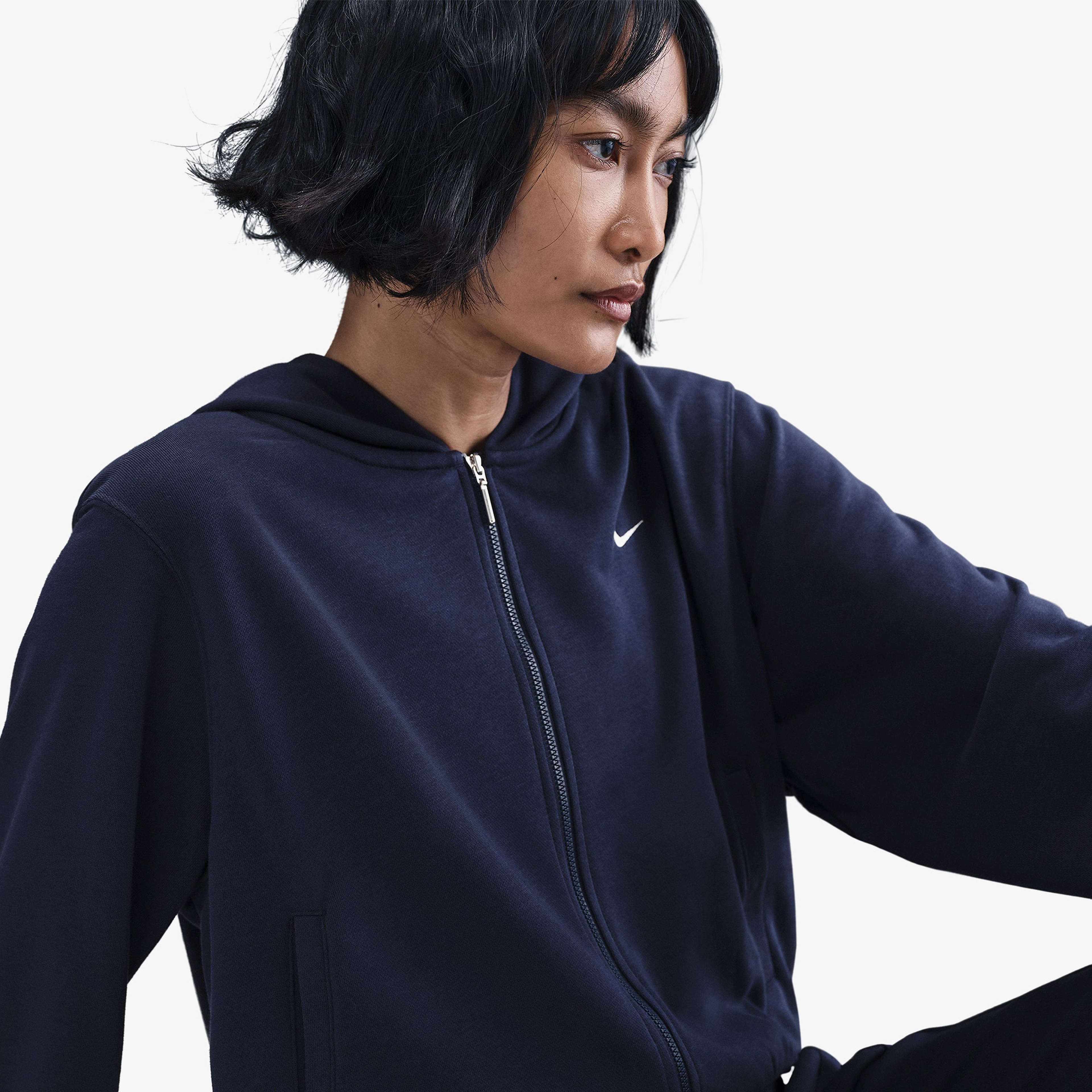 Nike Sportswear Chill Terry Kadın Lacivert Eşofman Üstü