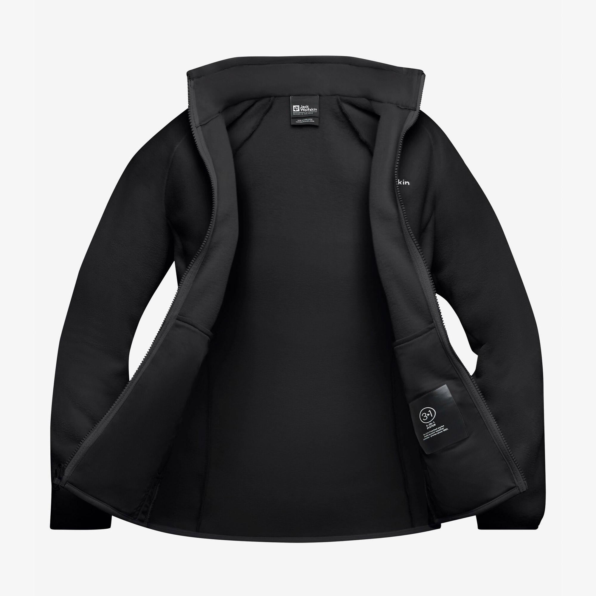 Jack Wolfskin Kadın Siyah Eşofman Üstü