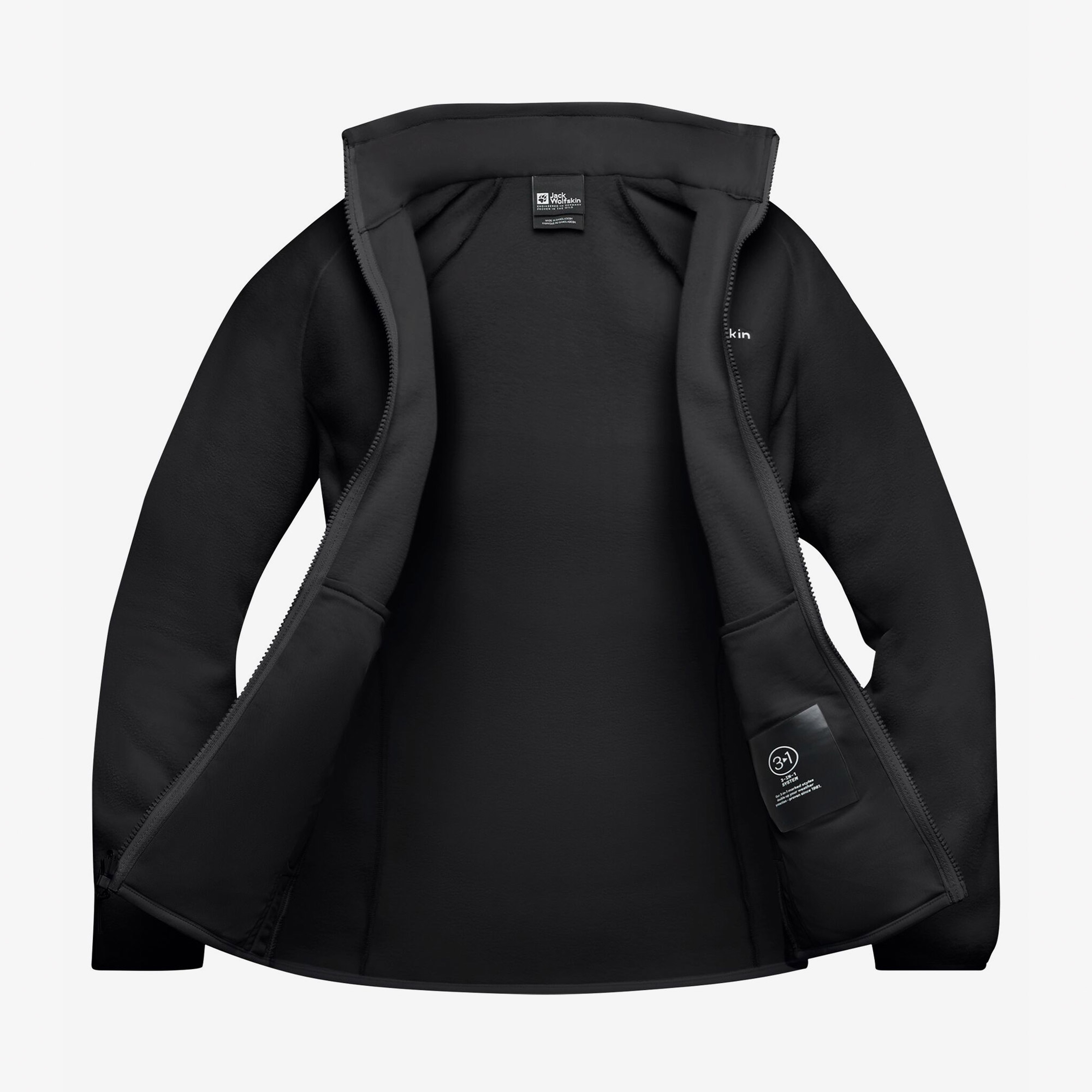 Jack Wolfskin Moonrise Kadın Siyah Ceket