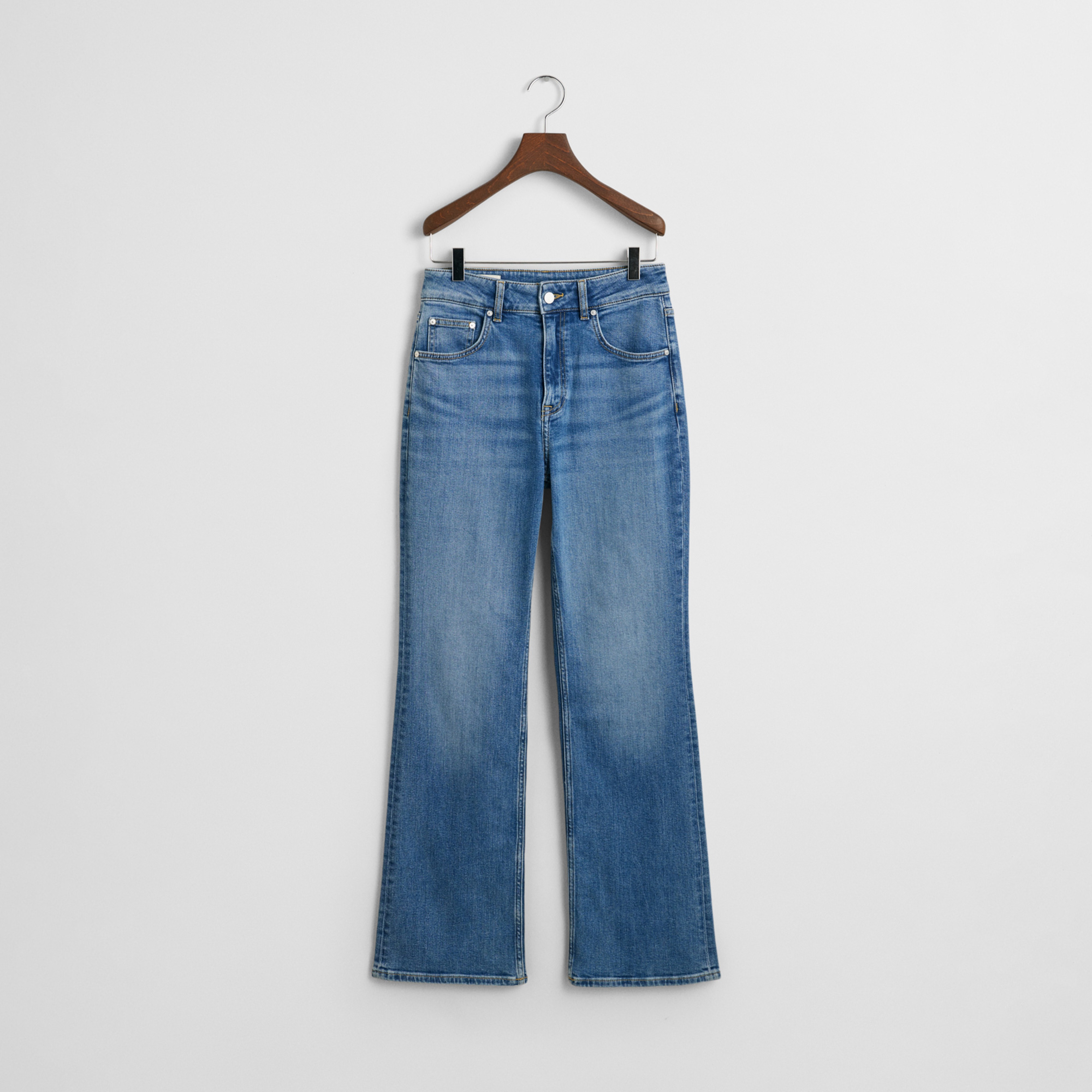 GANT Kadın Mavi Slim Fit Flare Jean