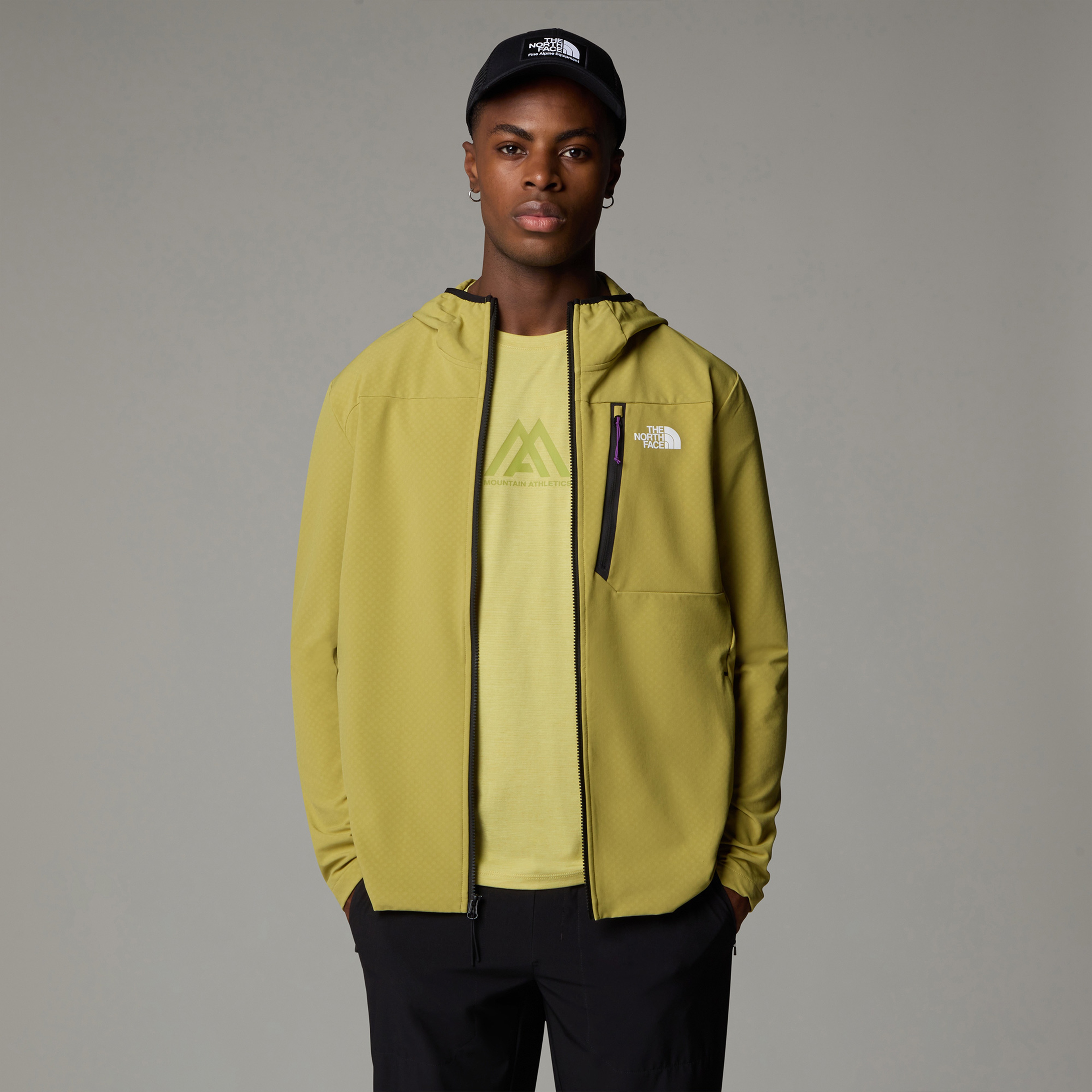 The North Face Ma Softshell Erkek Yeşil Outdoor Ceket