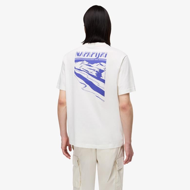 Napapijri Erkek Beyaz T-Shirt