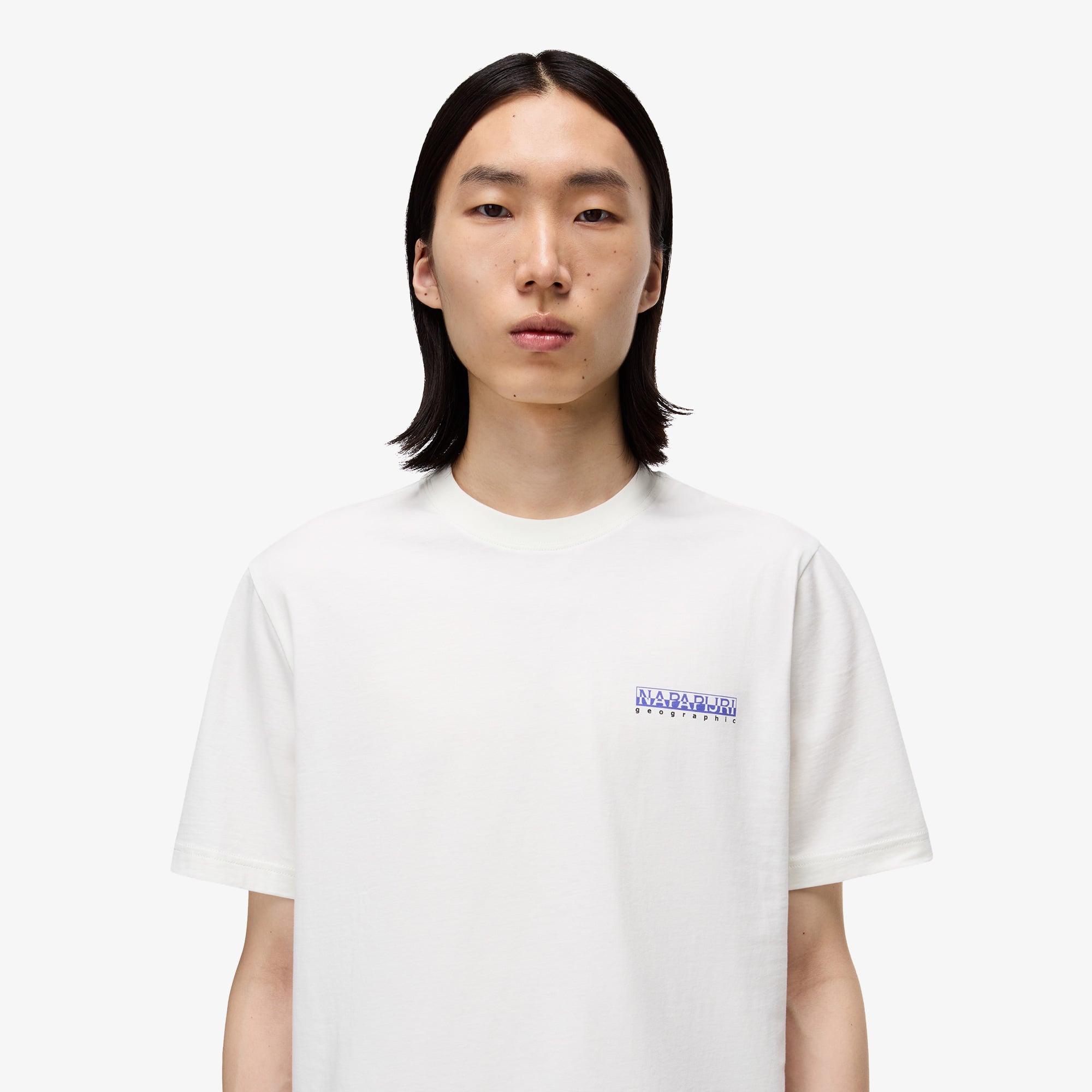 Napapijri Erkek Beyaz T-Shirt