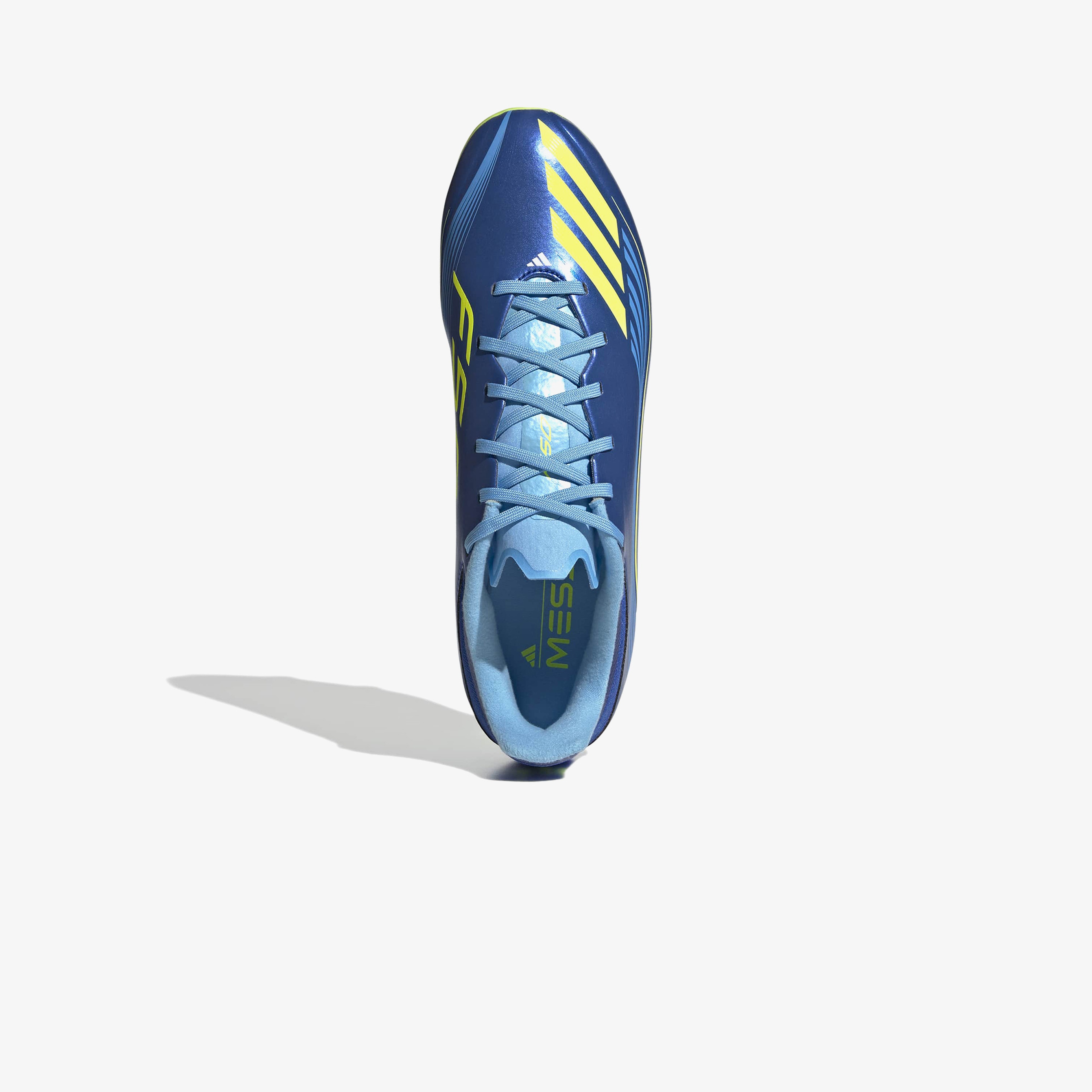 adidas F50 Messi League Firm-Multi Ground Erkek Mavi Çim Saha Kramponu