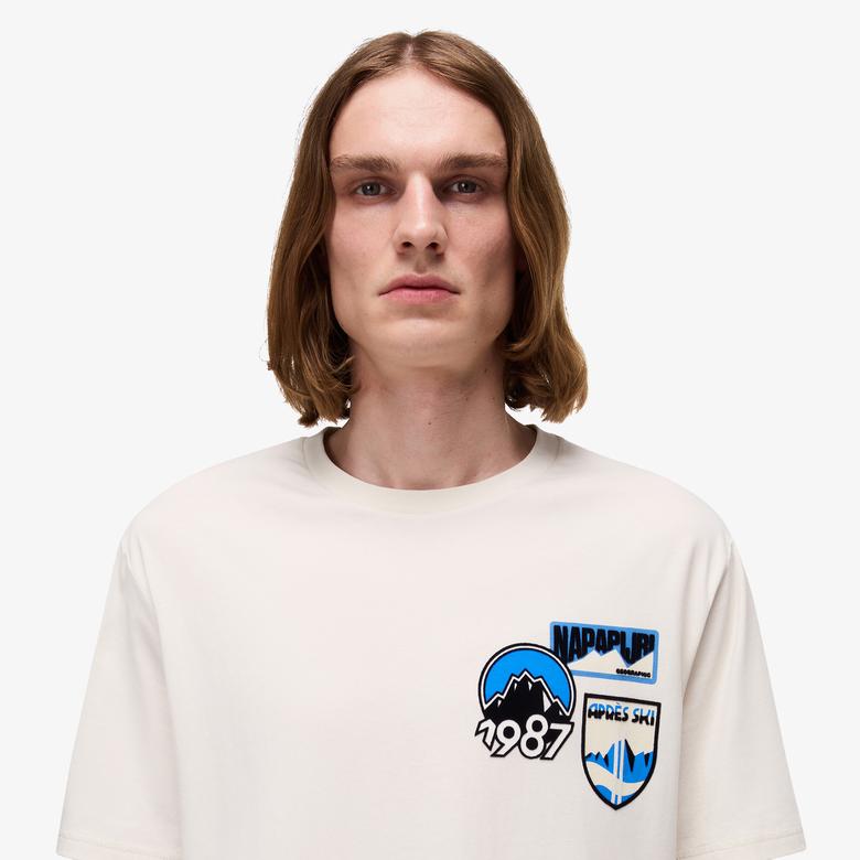 Napapijri Erkek Bej T-Shirt