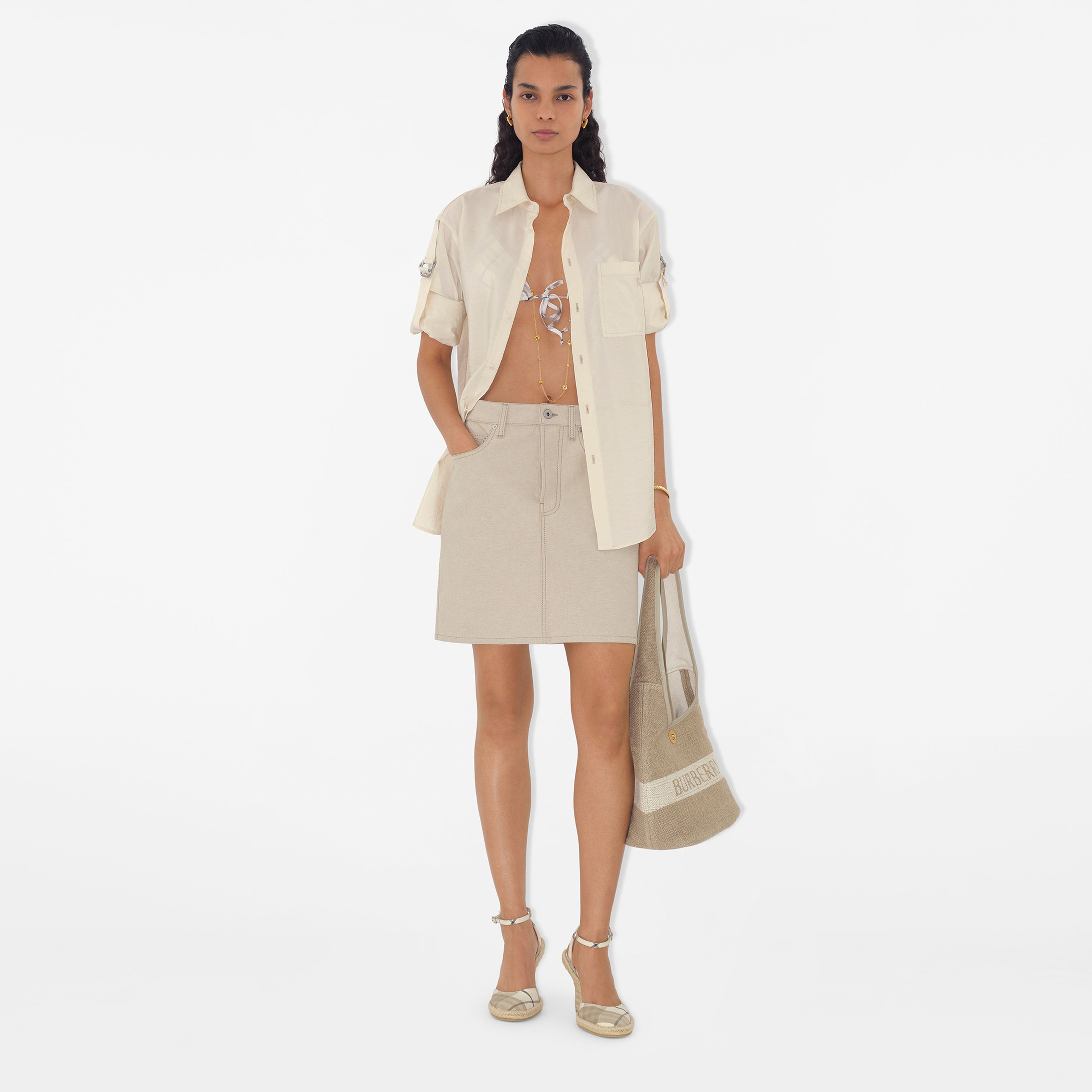 Burberry Cie Kadın Beyaz Gömlek