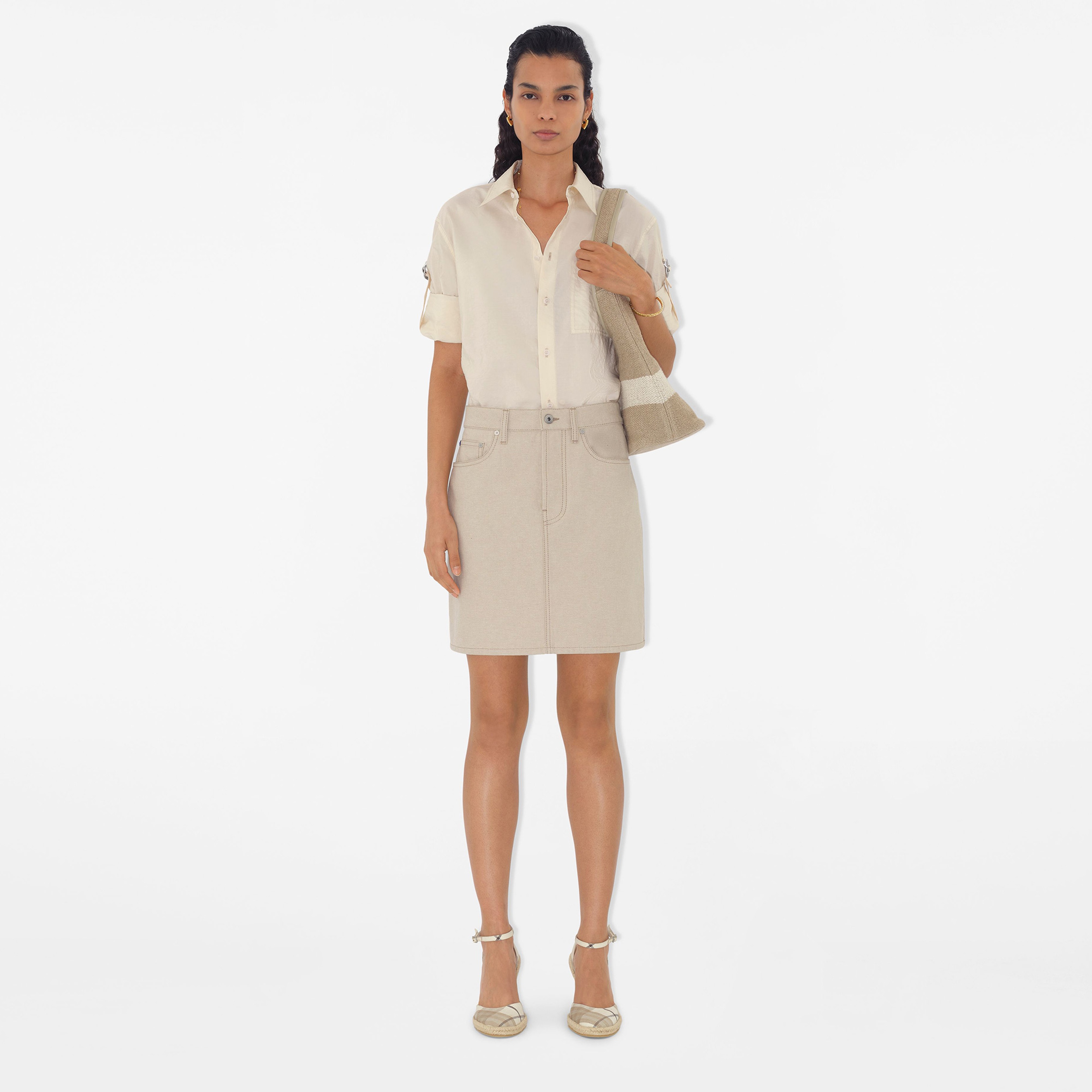 Burberry Cie Kadın Beyaz Gömlek