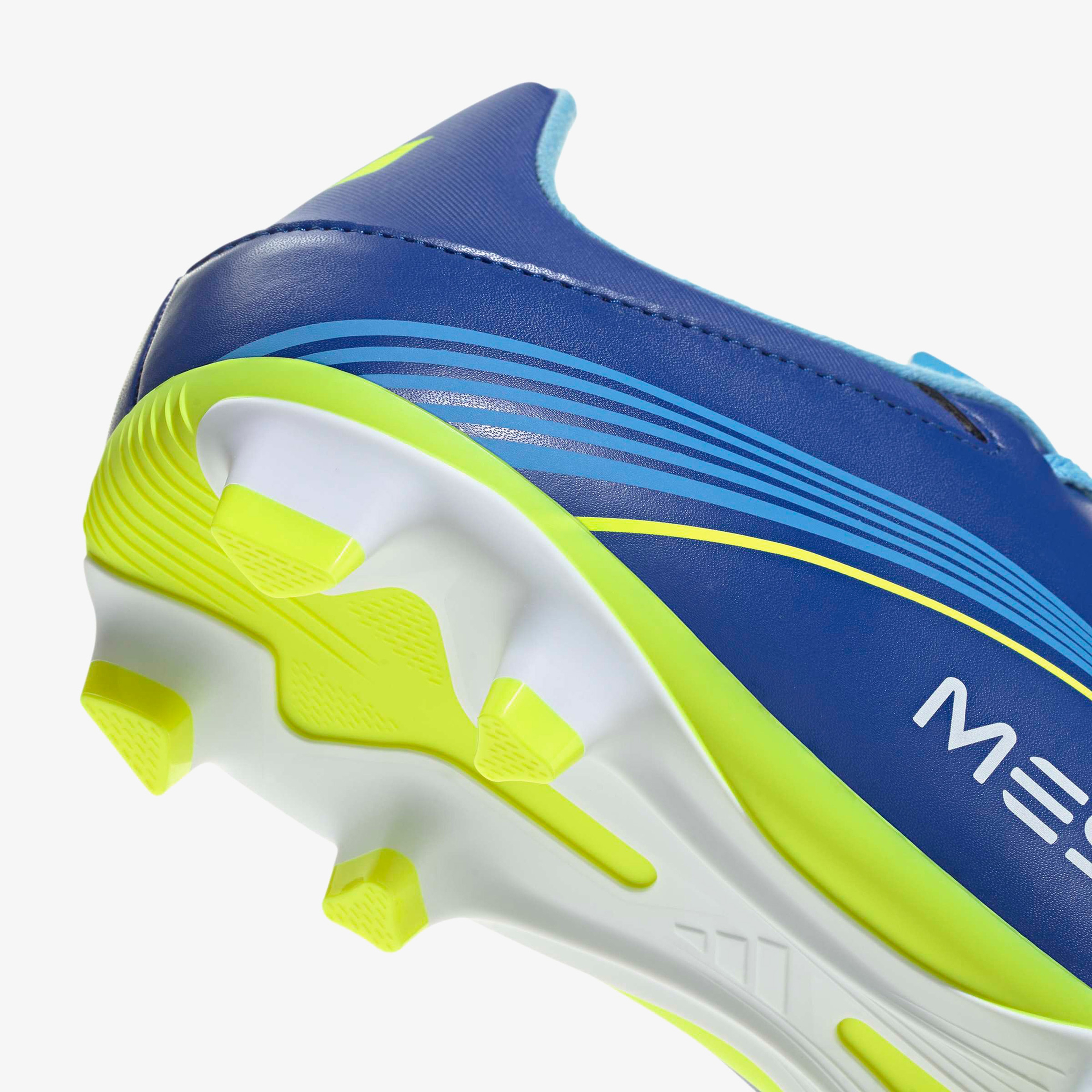 adidas F50 Messi Club Firm-Multi Ground Erkek Mavi Çim Saha Kramponu