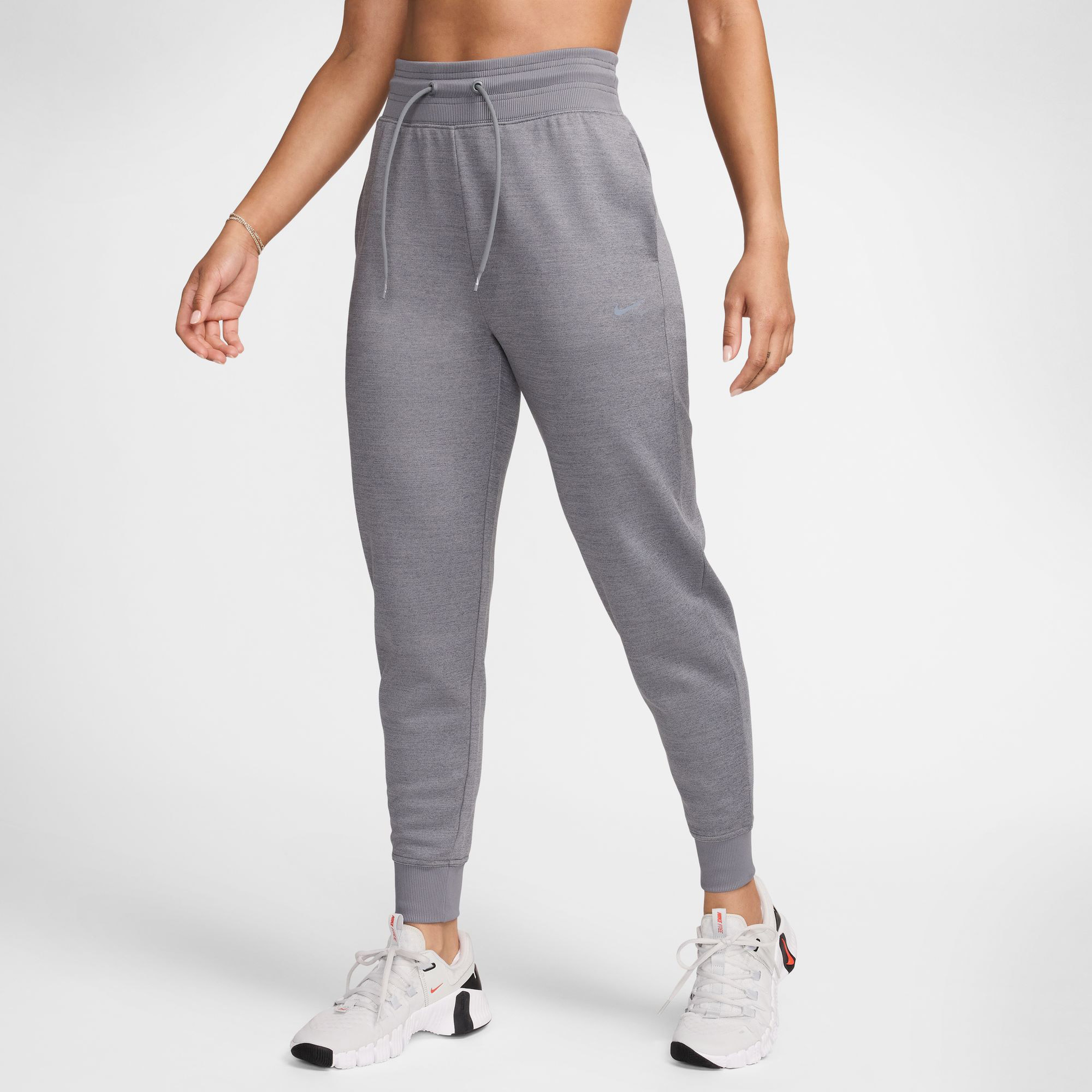 Nike Therma-Fit One Kadın Gri Antrenman Eşofman Altı