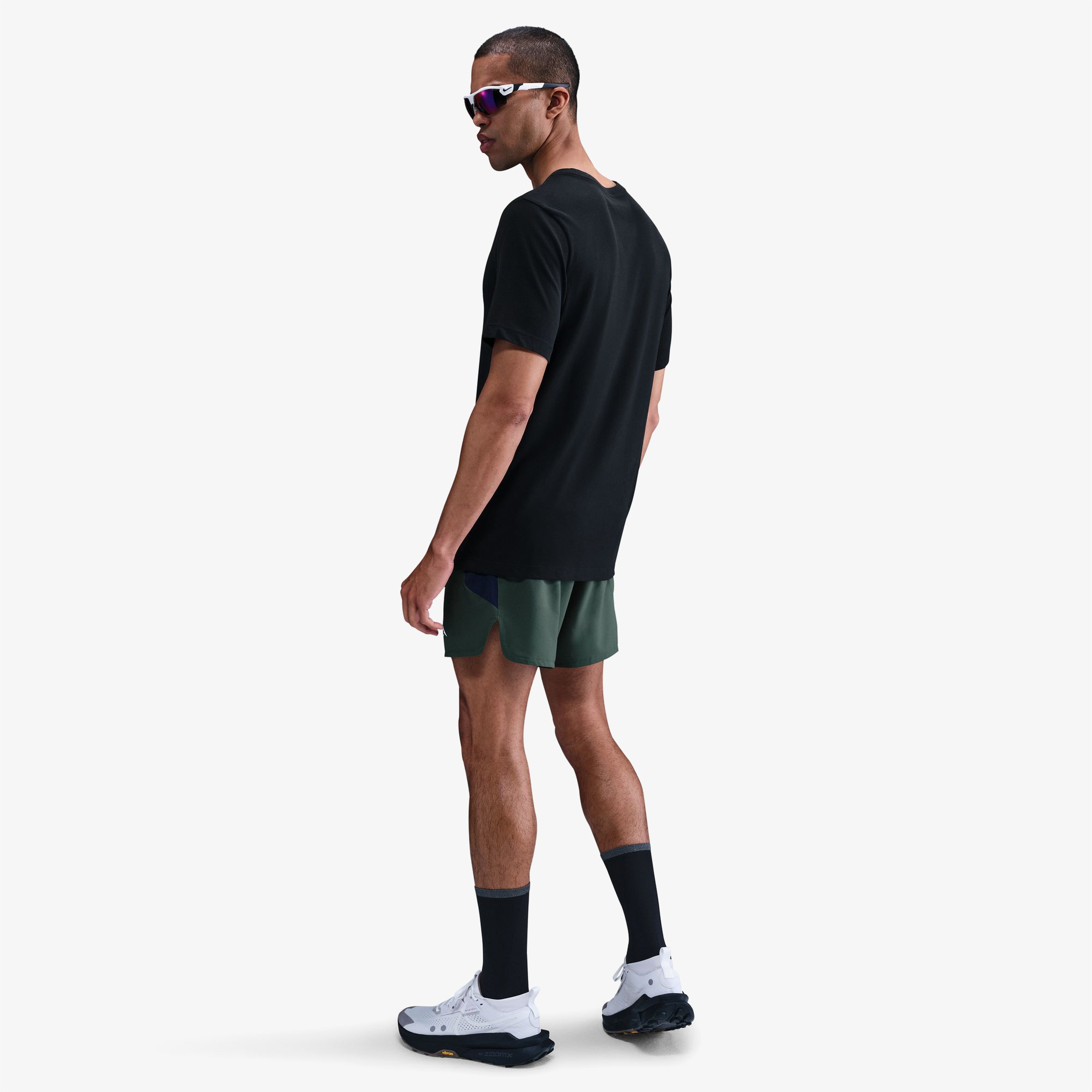 Nike Dri-Fit Erkek Siyah Koşu T-Shirt