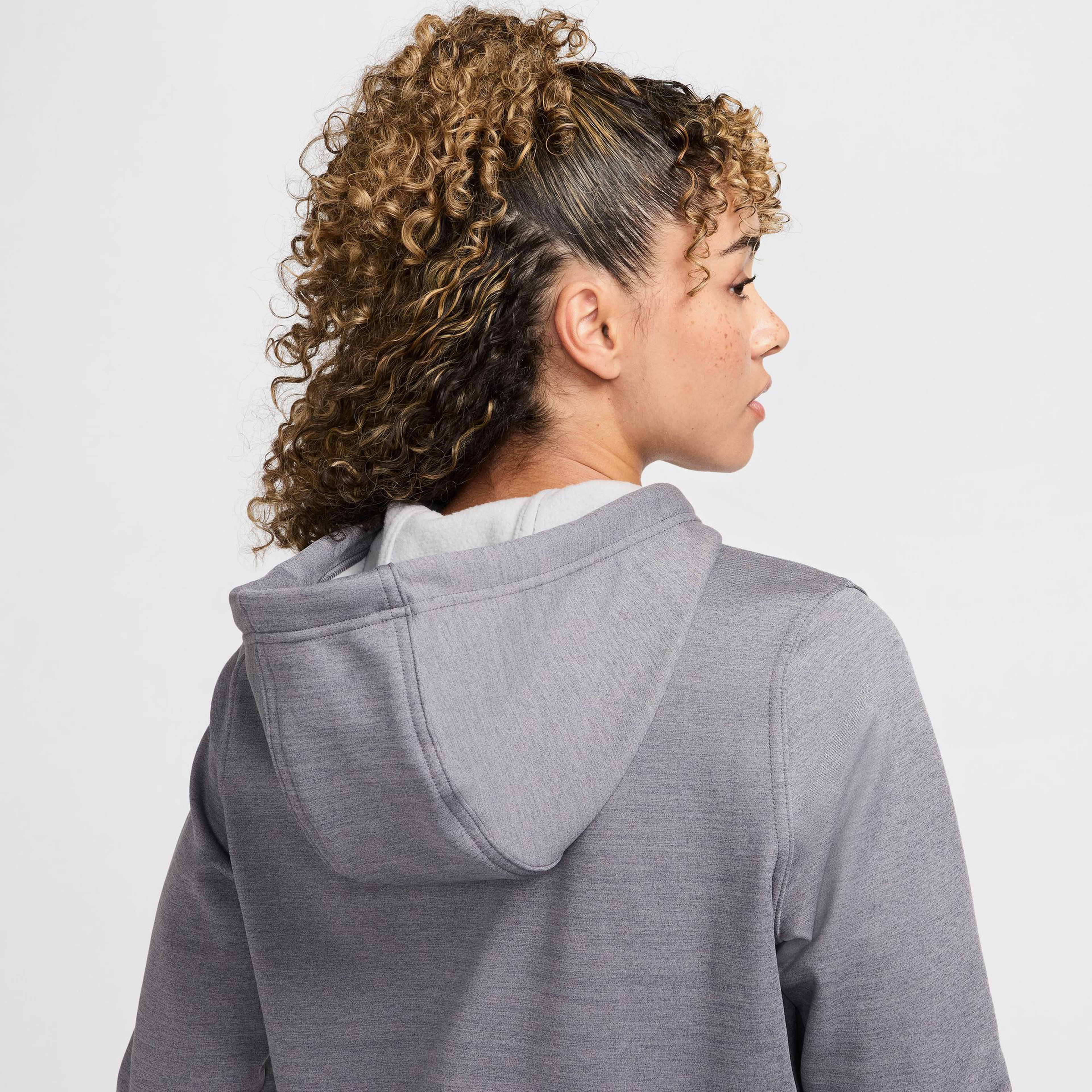 Nike Therma-Fit One Kadın Gri Eşofman Üstü