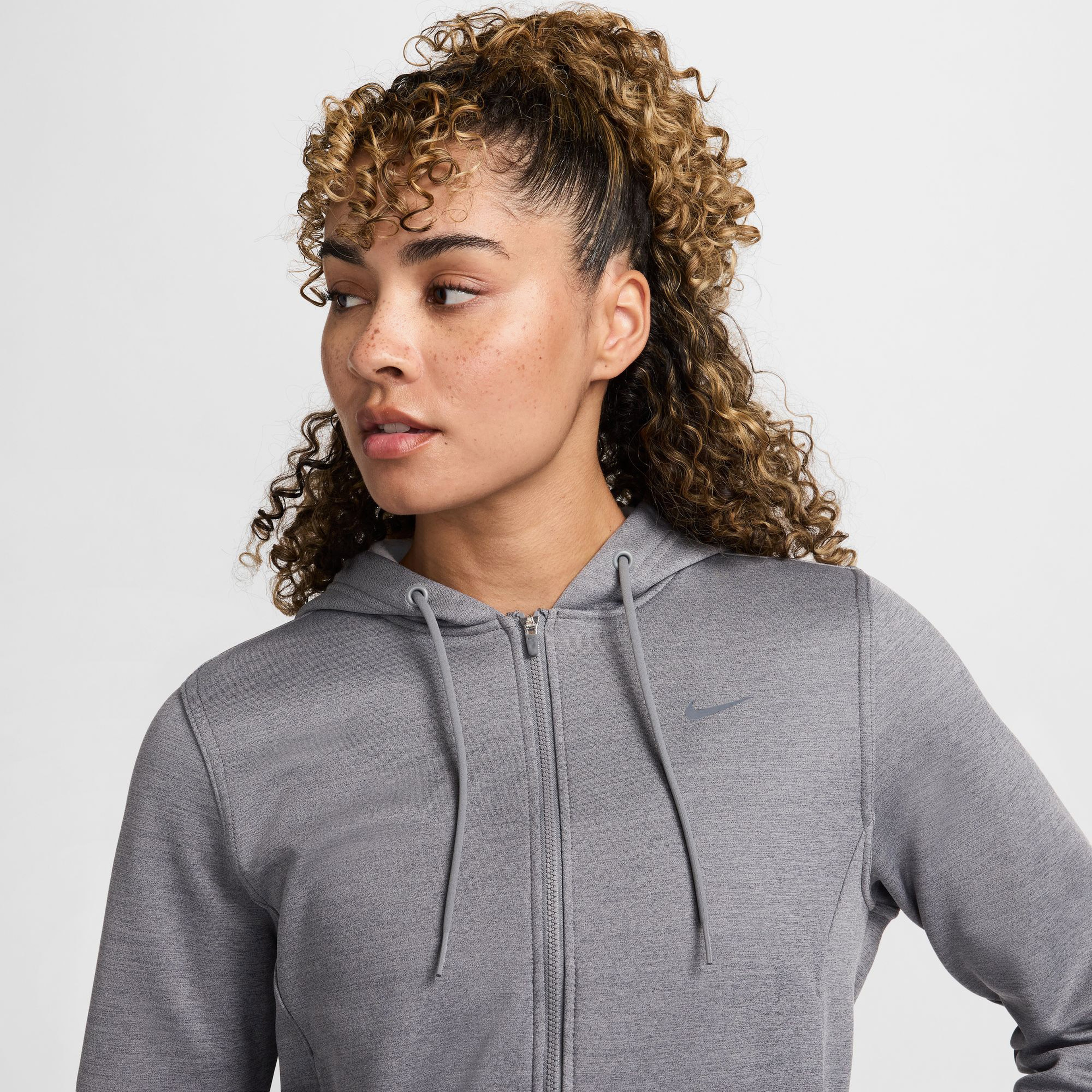 Nike Therma-Fit One Kadın Gri Eşofman Üstü