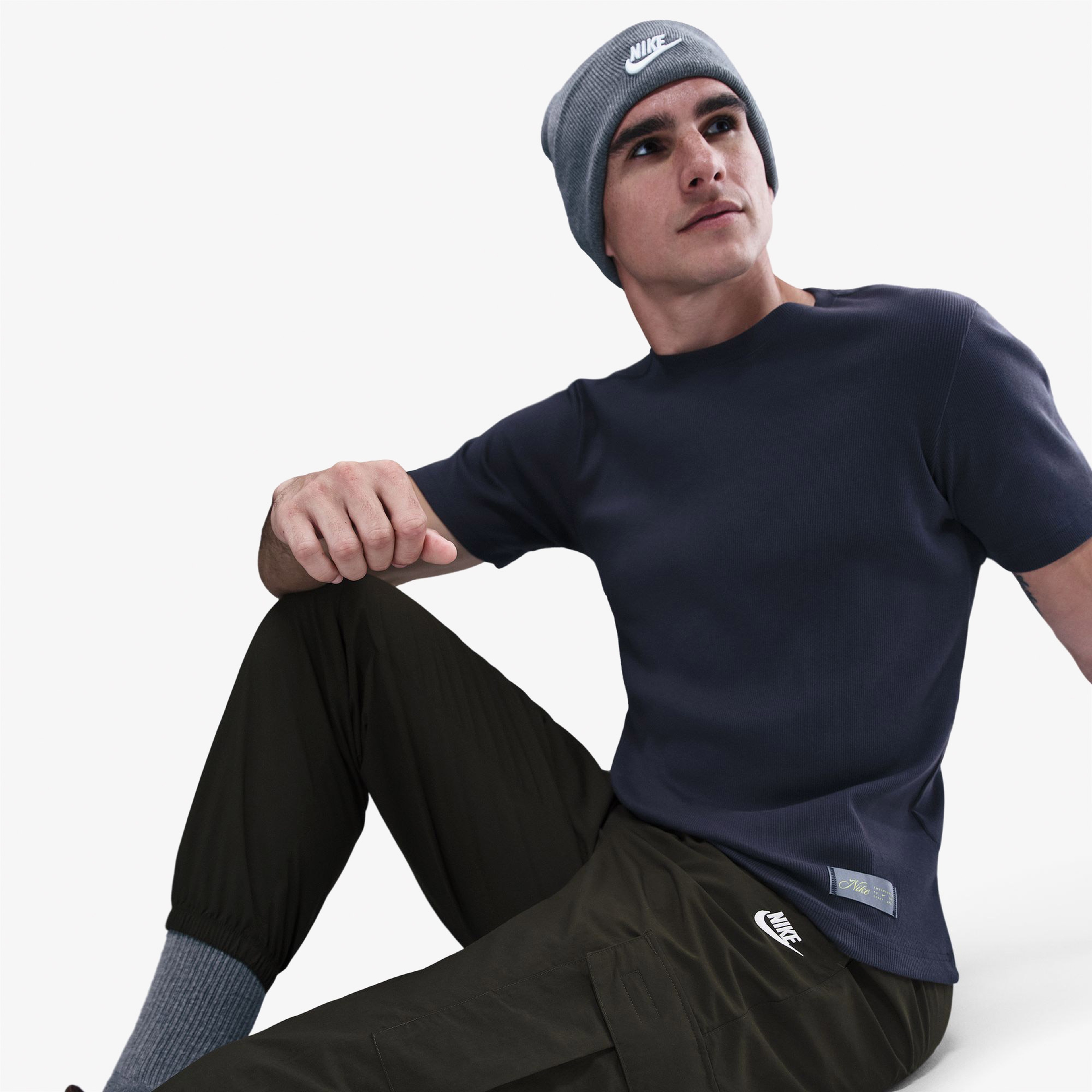 Nike Club Erkek Haki Eşofman Altı