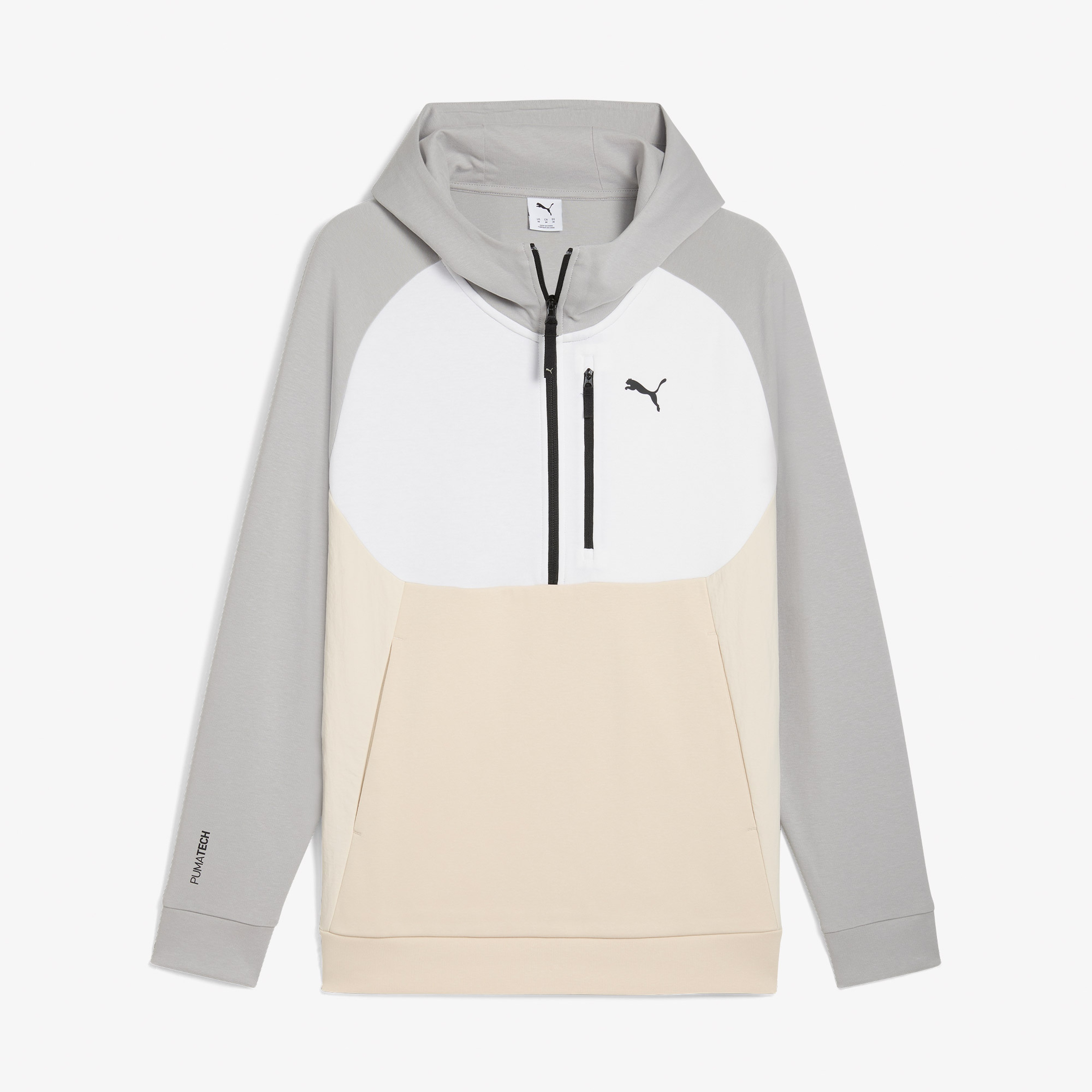 Puma tech Half Zip Erkek Gri Sweatshirt
