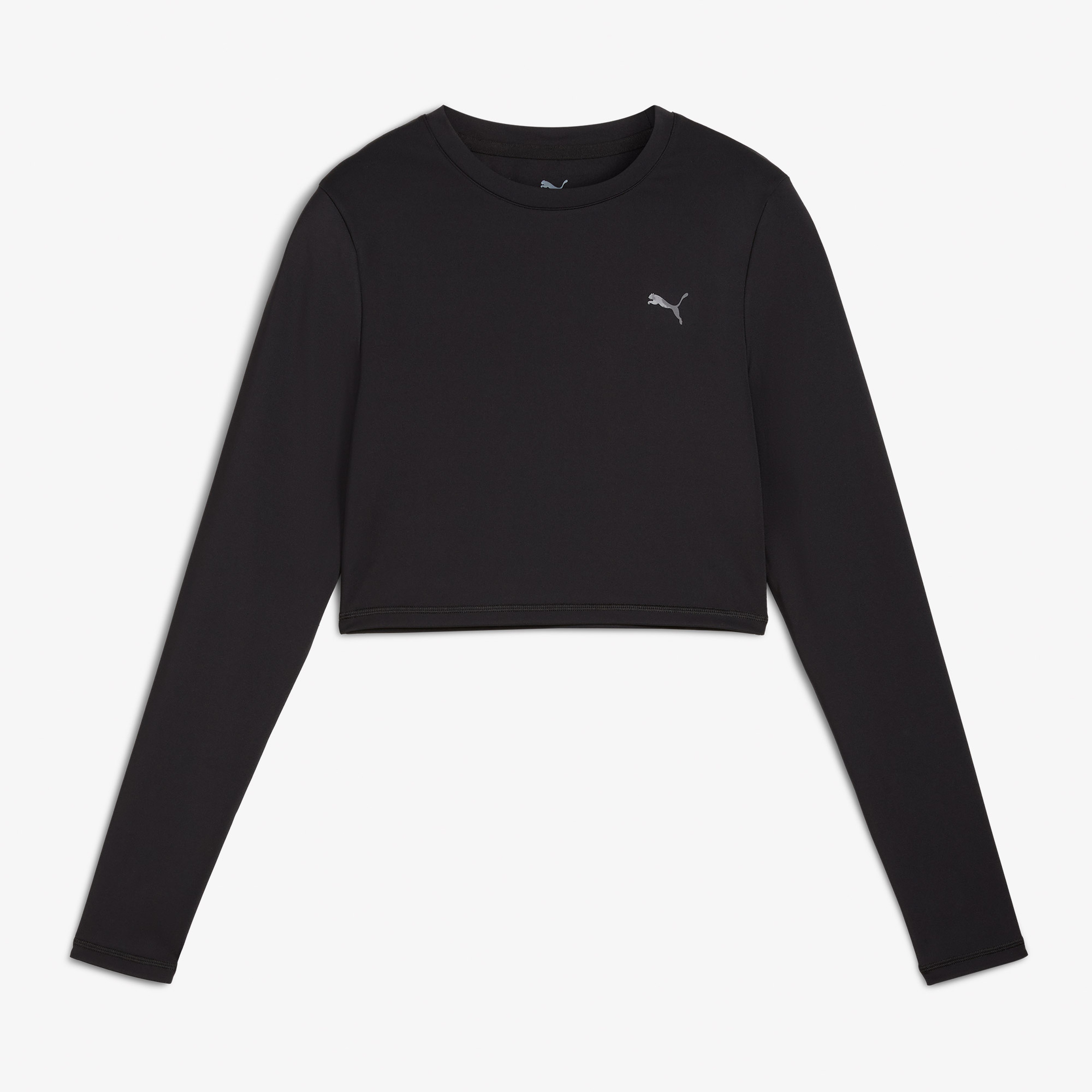 Puma Shape Cropped Ls Kadın Siyah Antrenman T-Shirt
