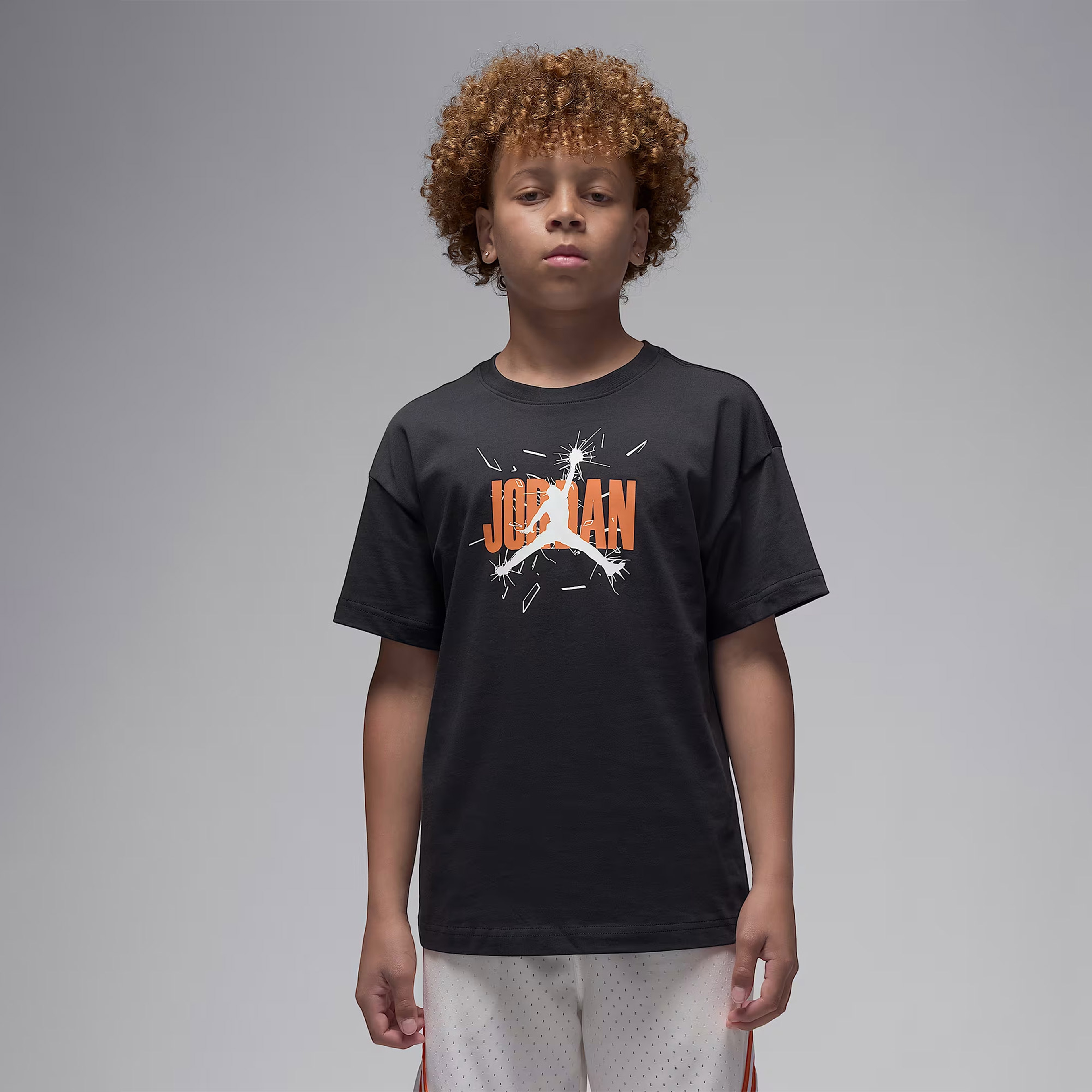 Jordan Shattered Backboard Çocuk Gri T-Shirt
