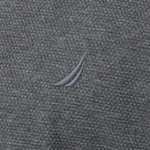 Nautica Classic Fit Erkek Uzun Kollu Polo Yaka Gri T-shirt