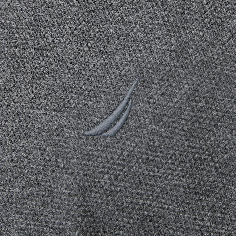 Nautica Classic Fit Erkek Uzun Kollu Polo Yaka Gri T-shirt