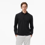 Nautica Erkek Siyah Classic Fit Uzun Kollu Polo
