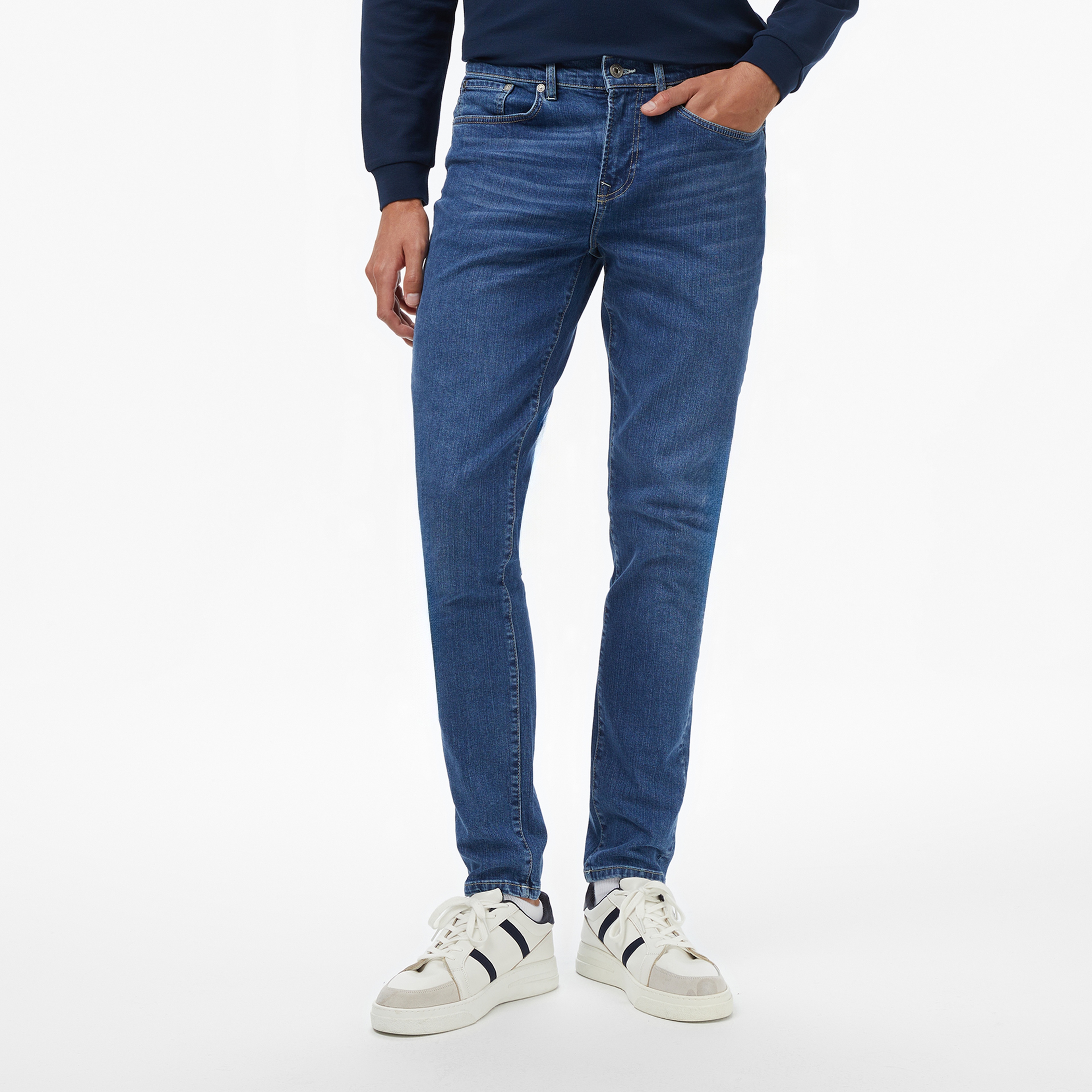 Nautica Erkek Mavi Skinny Straight Pantolon