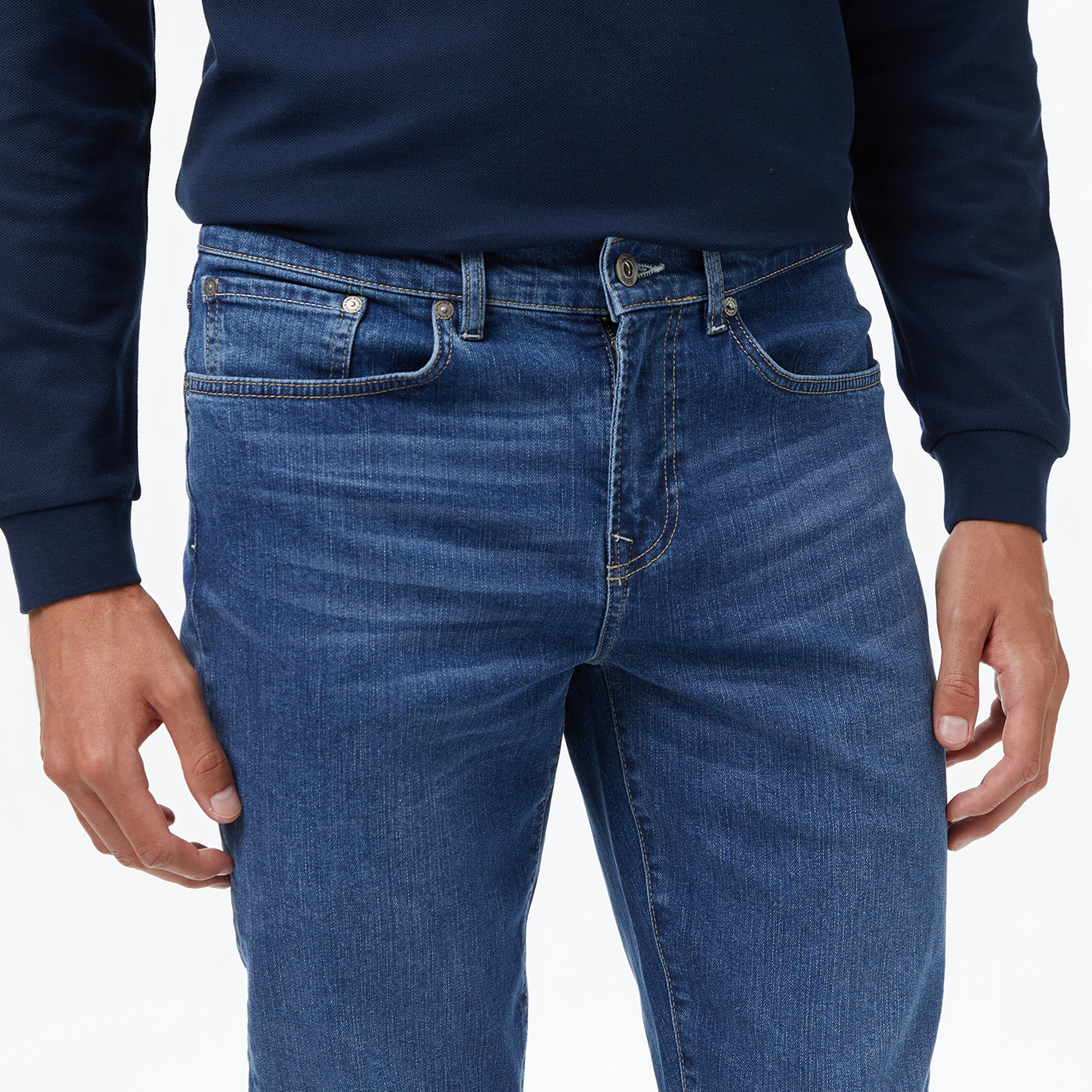 Nautica Erkek Mavi Skinny Straight Pantolon