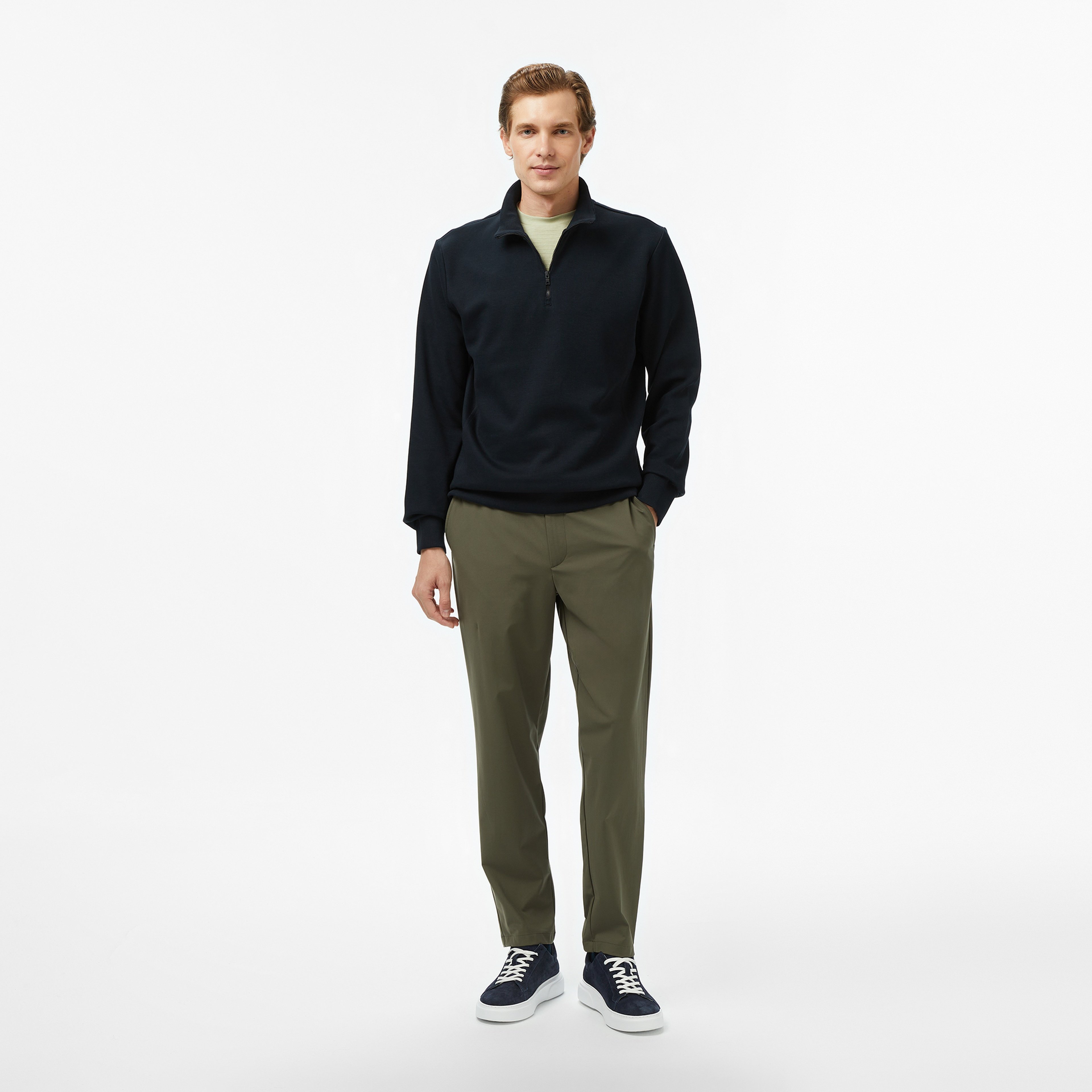 Nautica Erkek Siyah Classic Fit Sweatshirt