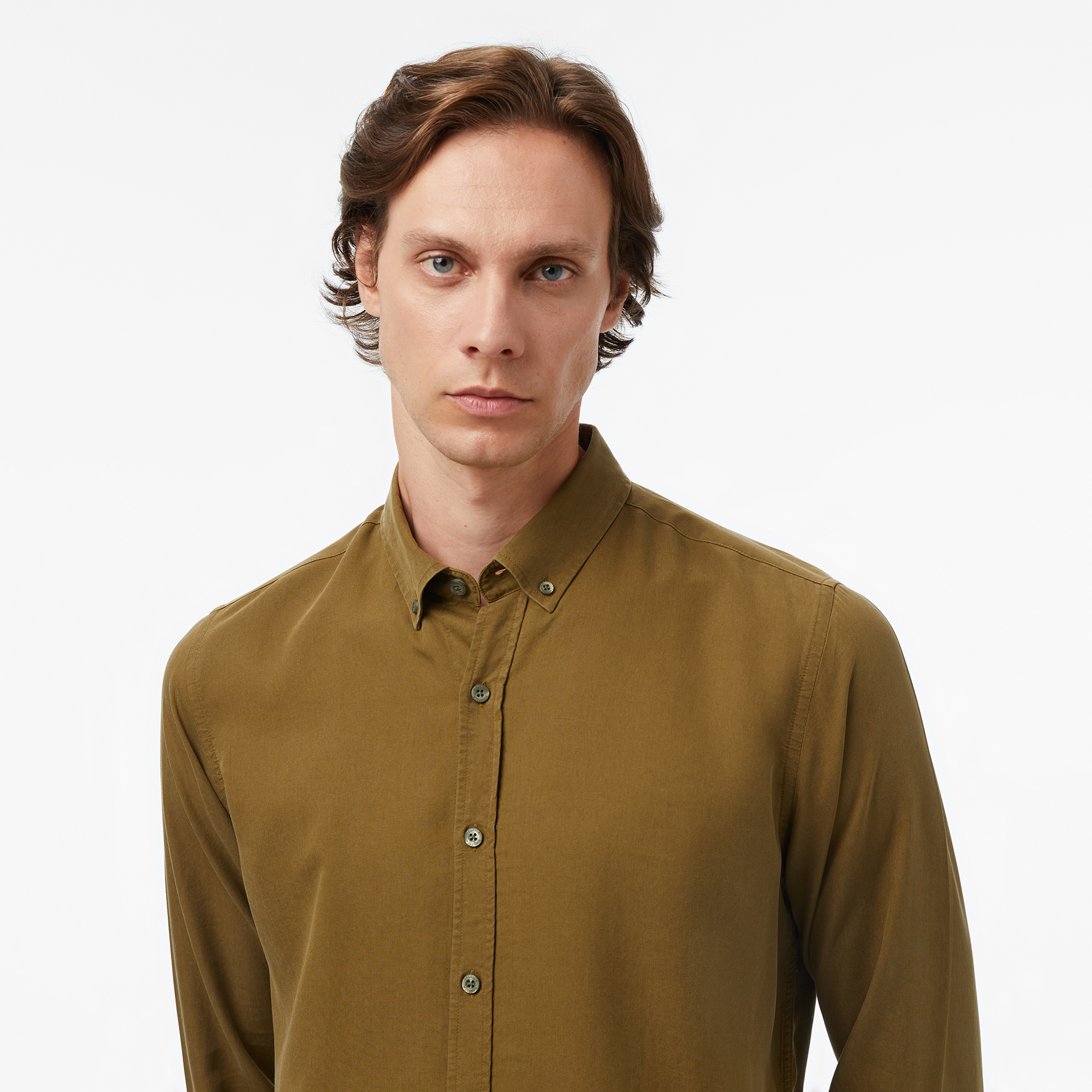 Nautica Erkek Yeşil Classic Fit Gömlek