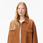 Nautica Kadın Kahverengi Regular Fit Gömlek