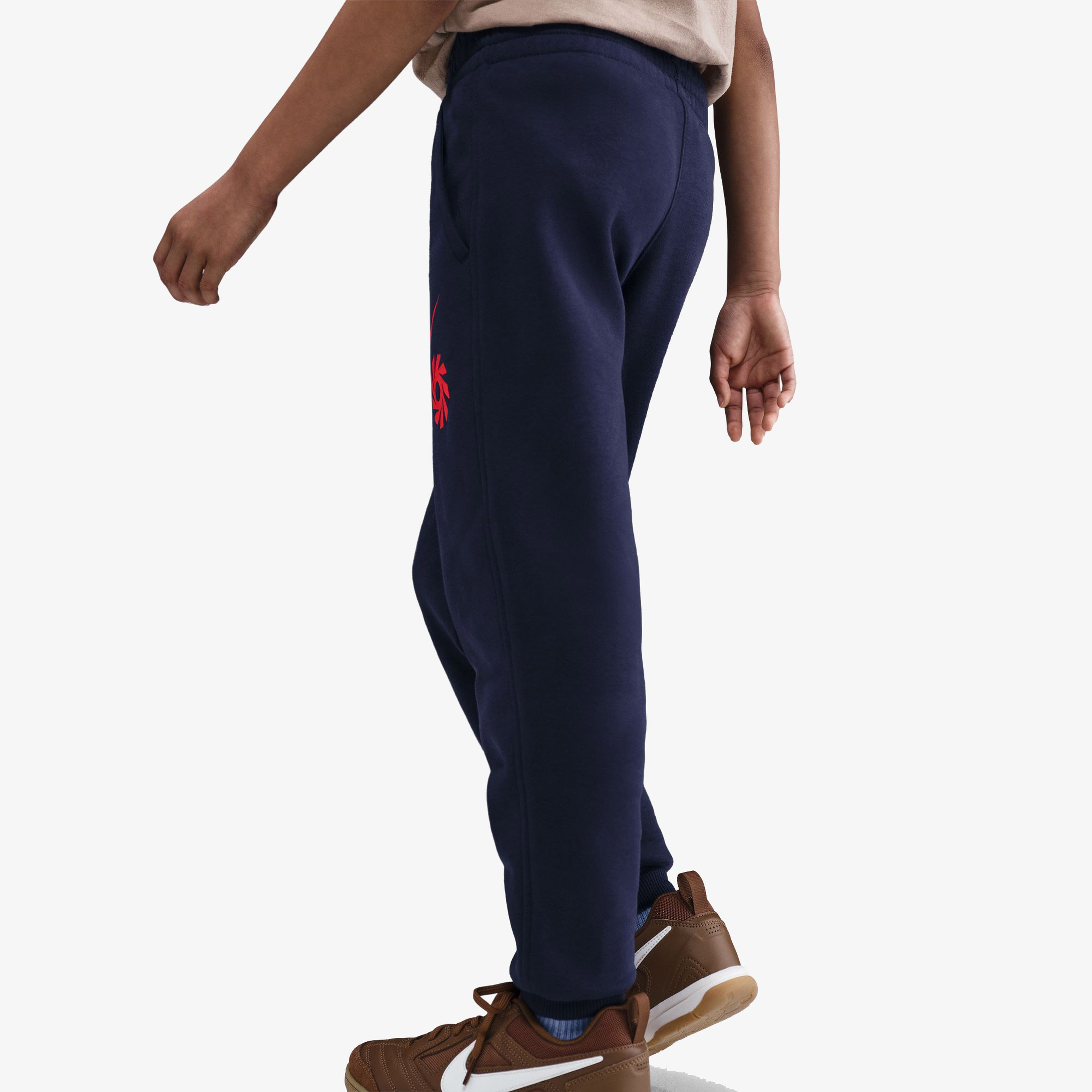 Nike Erling Haaland Club Fleece Çocuk Mavi Futbol Eşofman Altı